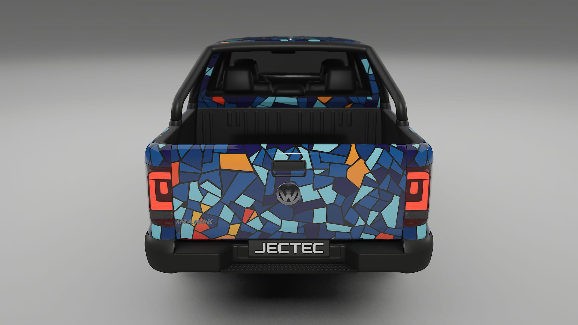 VW Amarok 2H BARCELONA – Kit Wrap PPF Personalizat din Folie de Poliuretan Imprimabilă