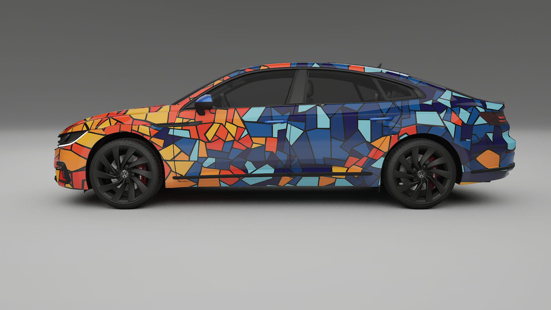 VW Arteon R 3H prefacelift pre-LCI BARCELONA – Kit Wrap PPF Personalizat din Folie de Poliuretan Imprimabilă