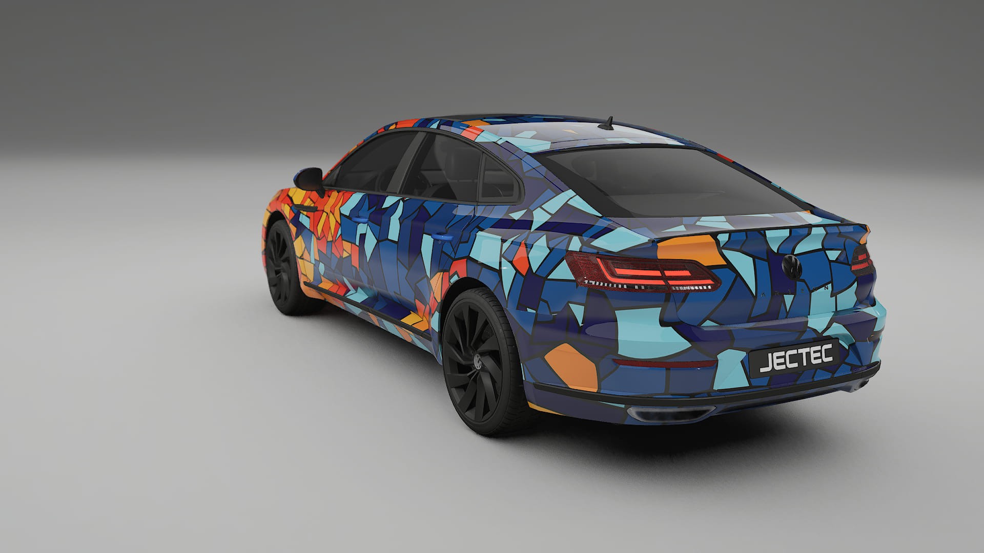 VW Arteon R 3H prefacelift pre-LCI BARCELONA – Kit Wrap PPF Personalizat din Folie de Poliuretan Imprimabilă