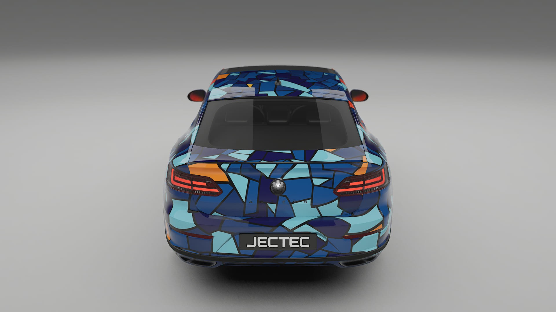 VW Arteon R 3H prefacelift pre-LCI BARCELONA – Kit Wrap PPF Personalizat din Folie de Poliuretan Imprimabilă