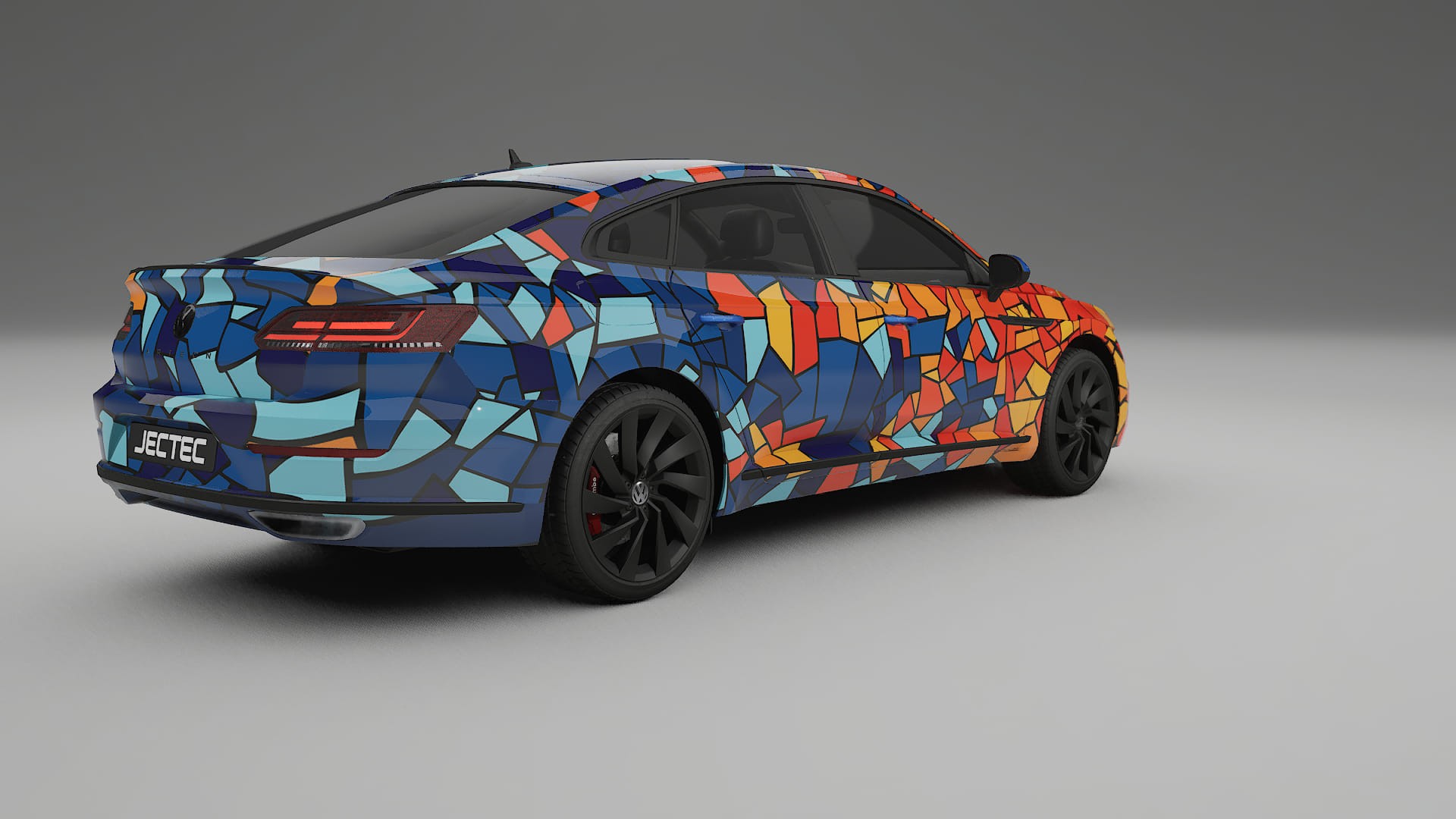 VW Arteon R 3H prefacelift pre-LCI BARCELONA – Kit Wrap PPF Personalizat din Folie de Poliuretan Imprimabilă