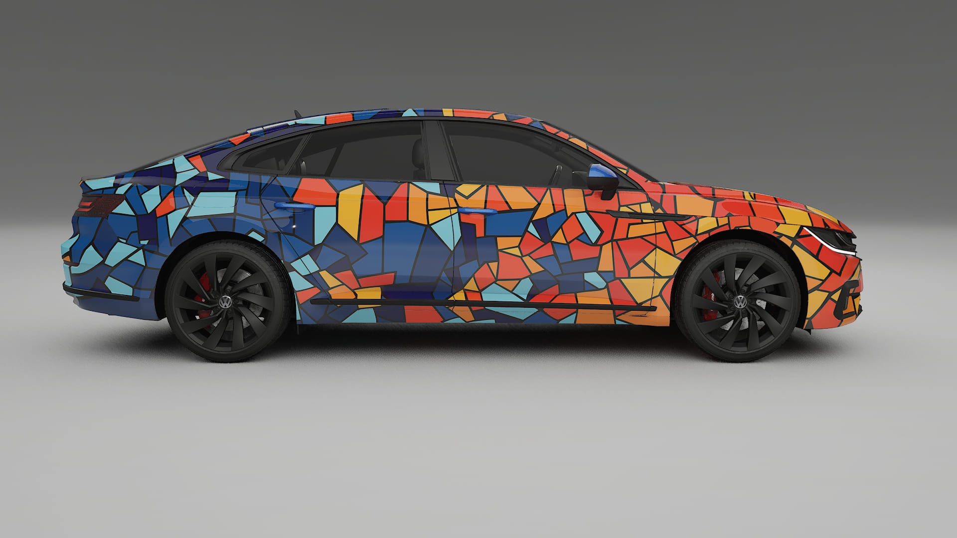 VW Arteon R 3H prefacelift pre-LCI BARCELONA – Kit Wrap PPF Personalizat din Folie de Poliuretan Imprimabilă