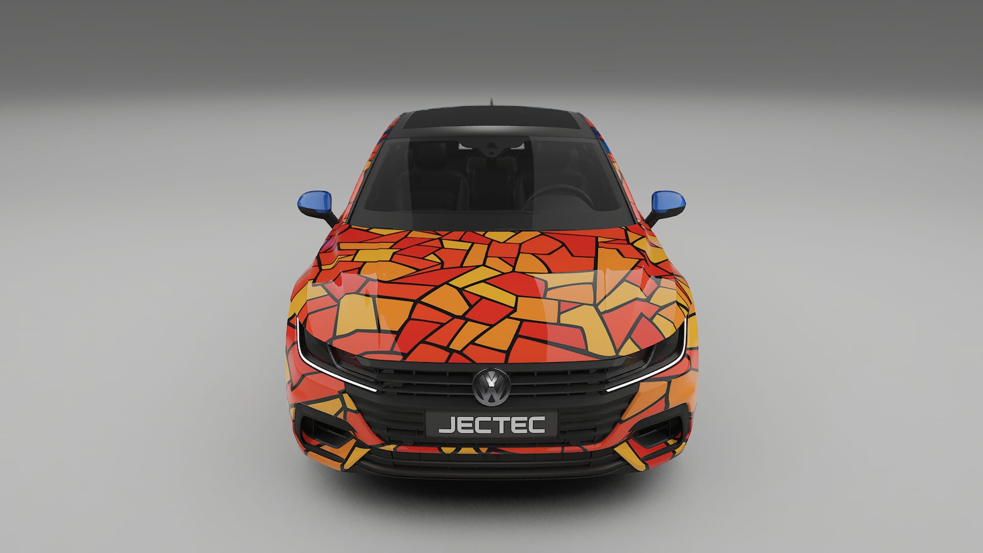 VW Arteon R 3H prefacelift pre-LCI BARCELONA – Kit Wrap PPF Personalizat din Folie de Poliuretan Imprimabilă