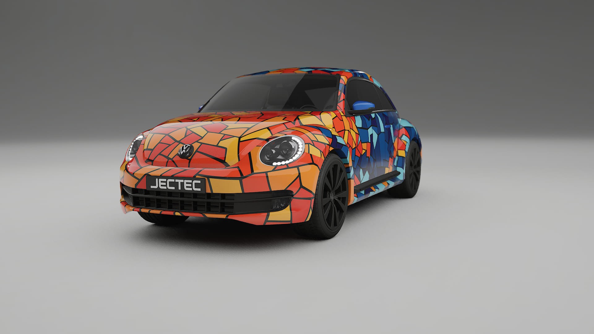 VW Beetle A5 prefacelift pre-LCI BARCELONA Designed Wrap PPF Kit – Printable Polyurethane Film