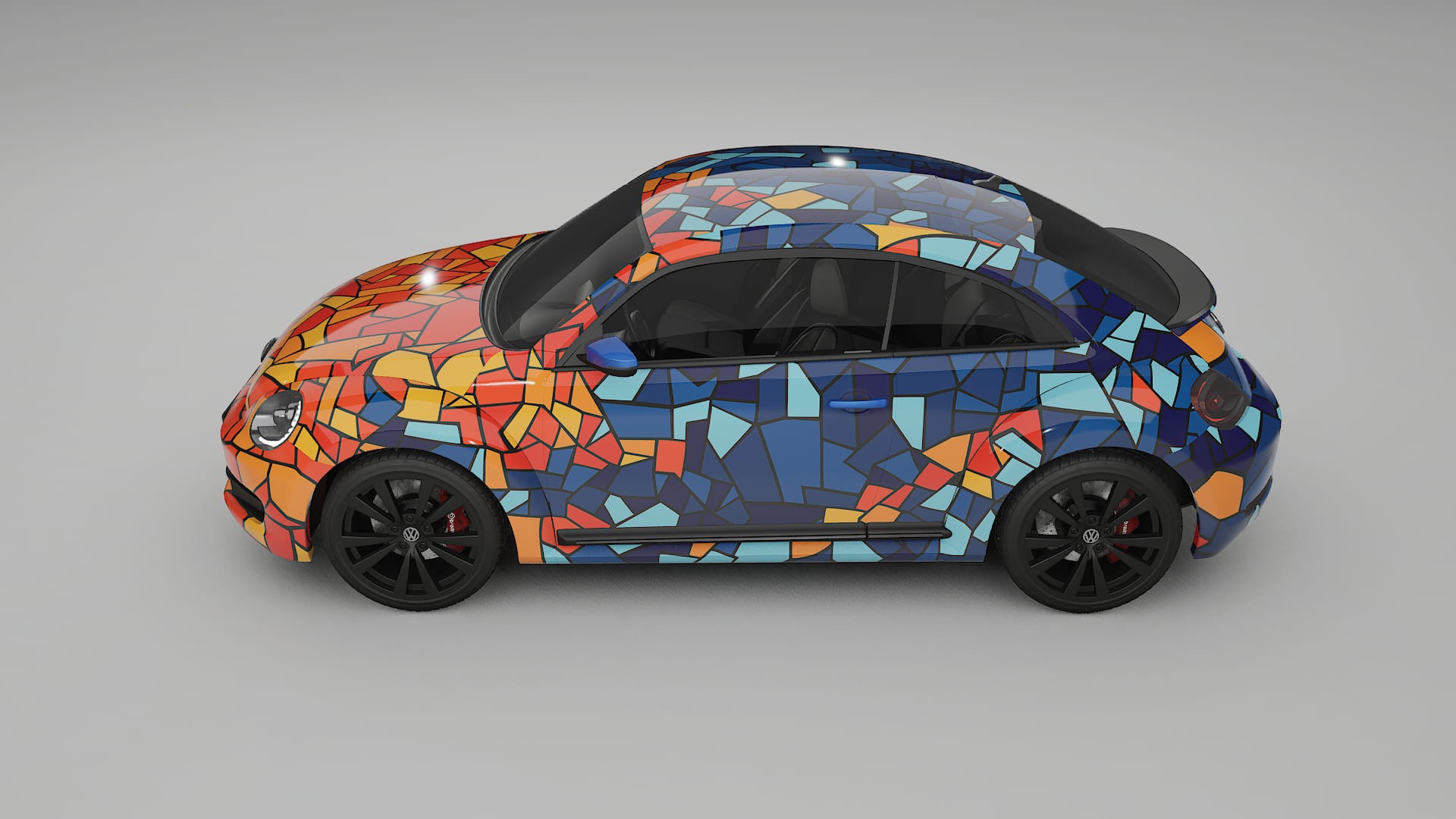 VW Beetle A5 prefacelift pre-LCI BARCELONA – Kit Wrap PPF Personalizat din Folie de Poliuretan Imprimabilă