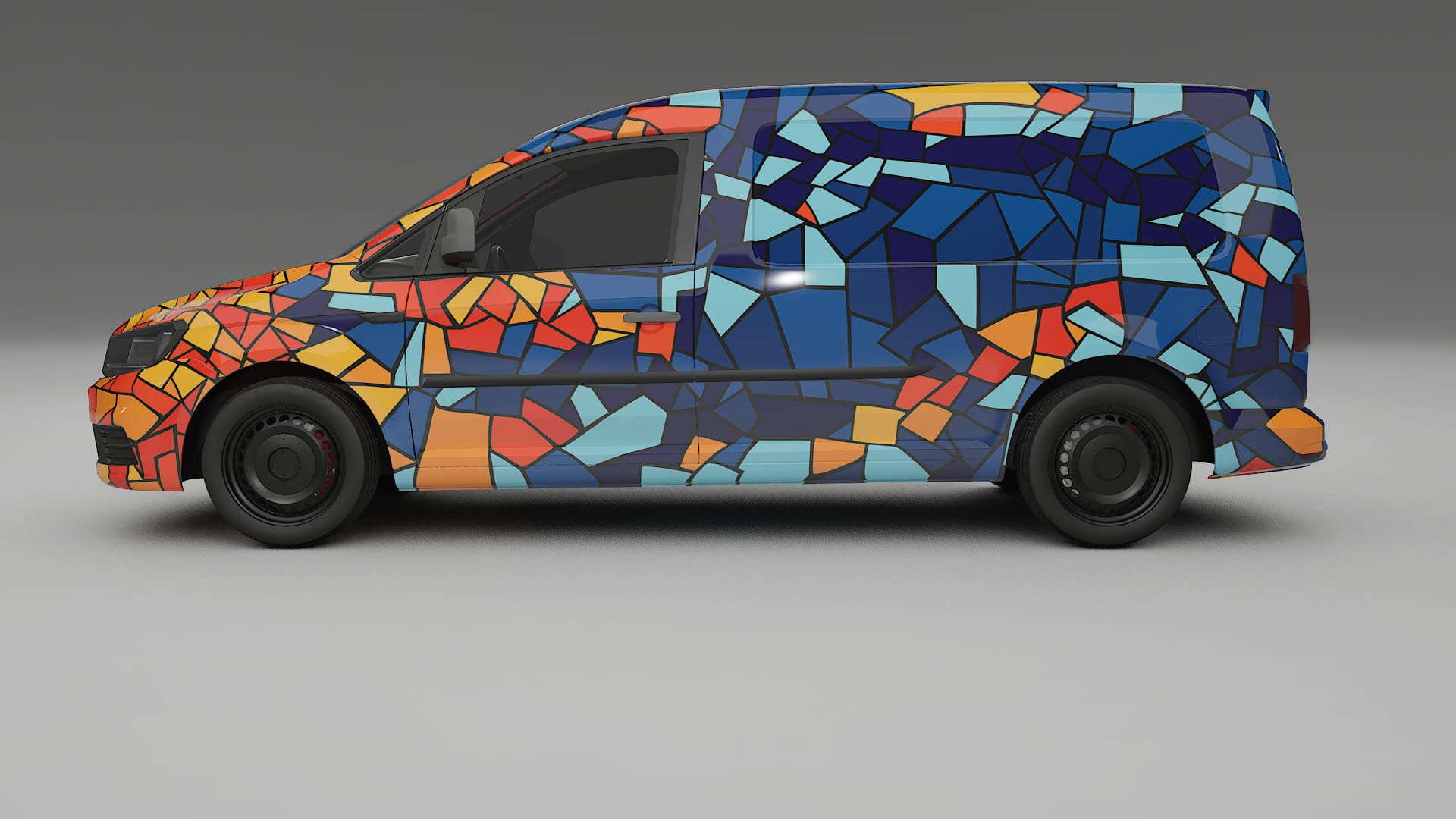 VW Caddy Maxi SB BARCELONA – Kit Wrap PPF Personalizat din Folie de Poliuretan Imprimabilă