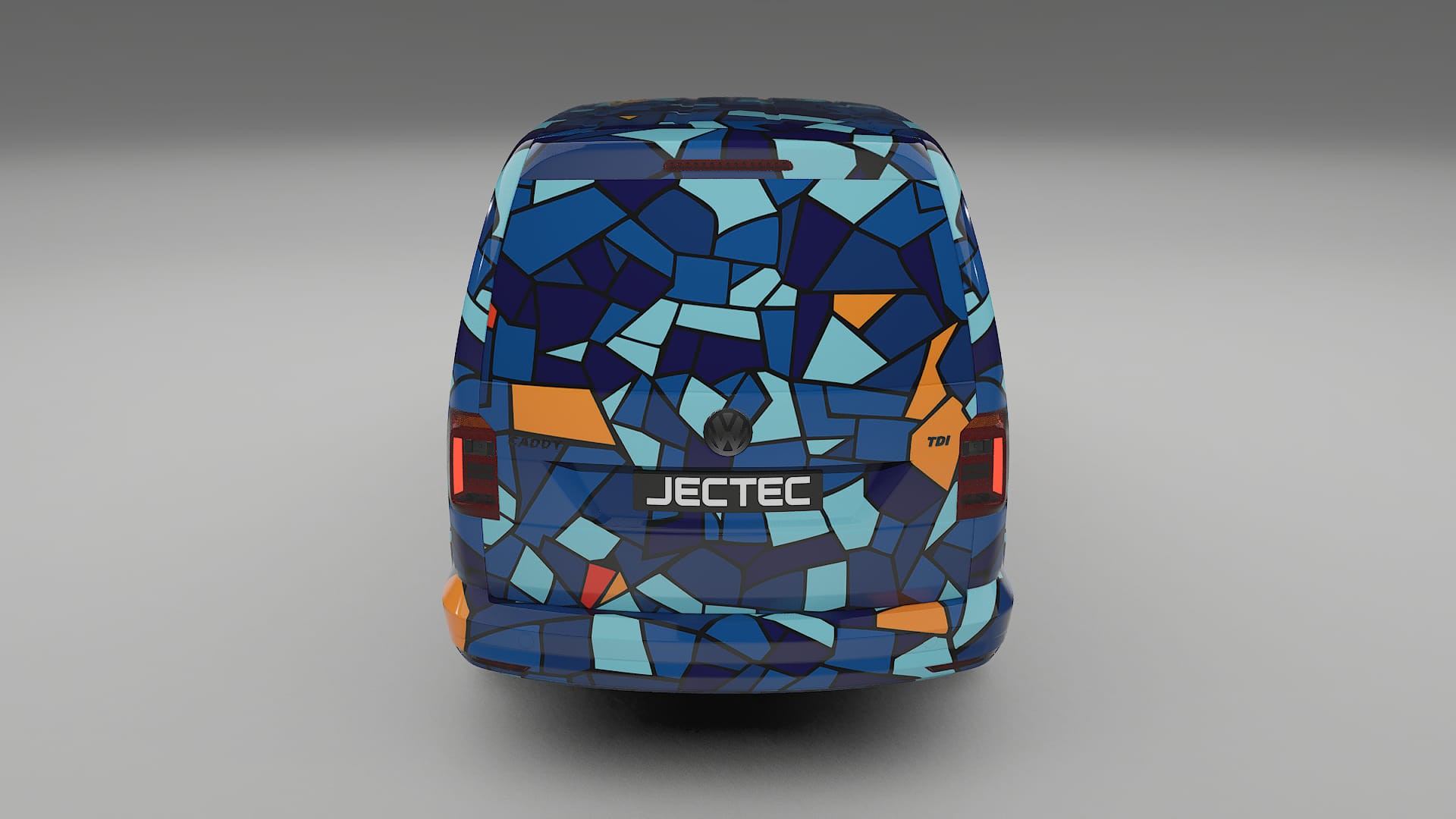 VW Caddy Maxi SB BARCELONA – Kit Wrap PPF Personalizat din Folie de Poliuretan Imprimabilă