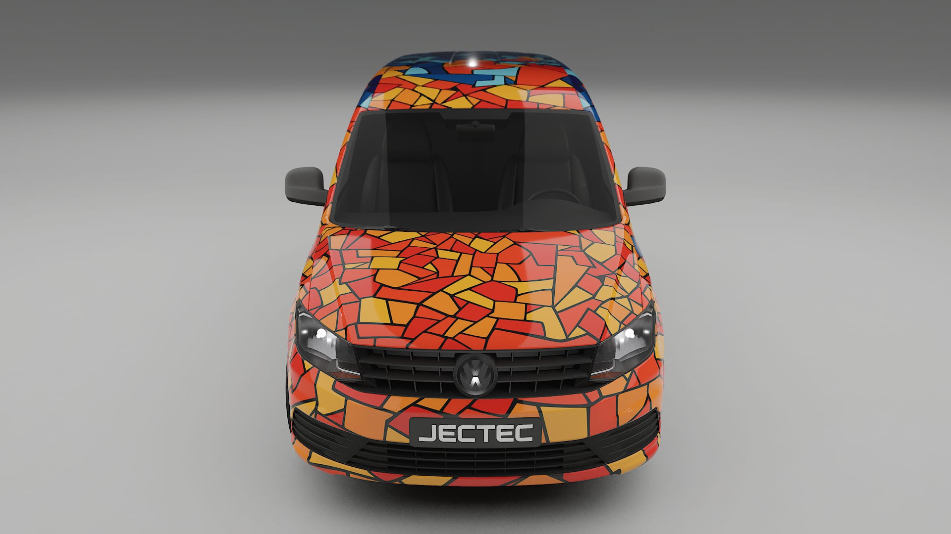 VW Caddy Maxi SB BARCELONA – Kit Wrap PPF Personalizat din Folie de Poliuretan Imprimabilă