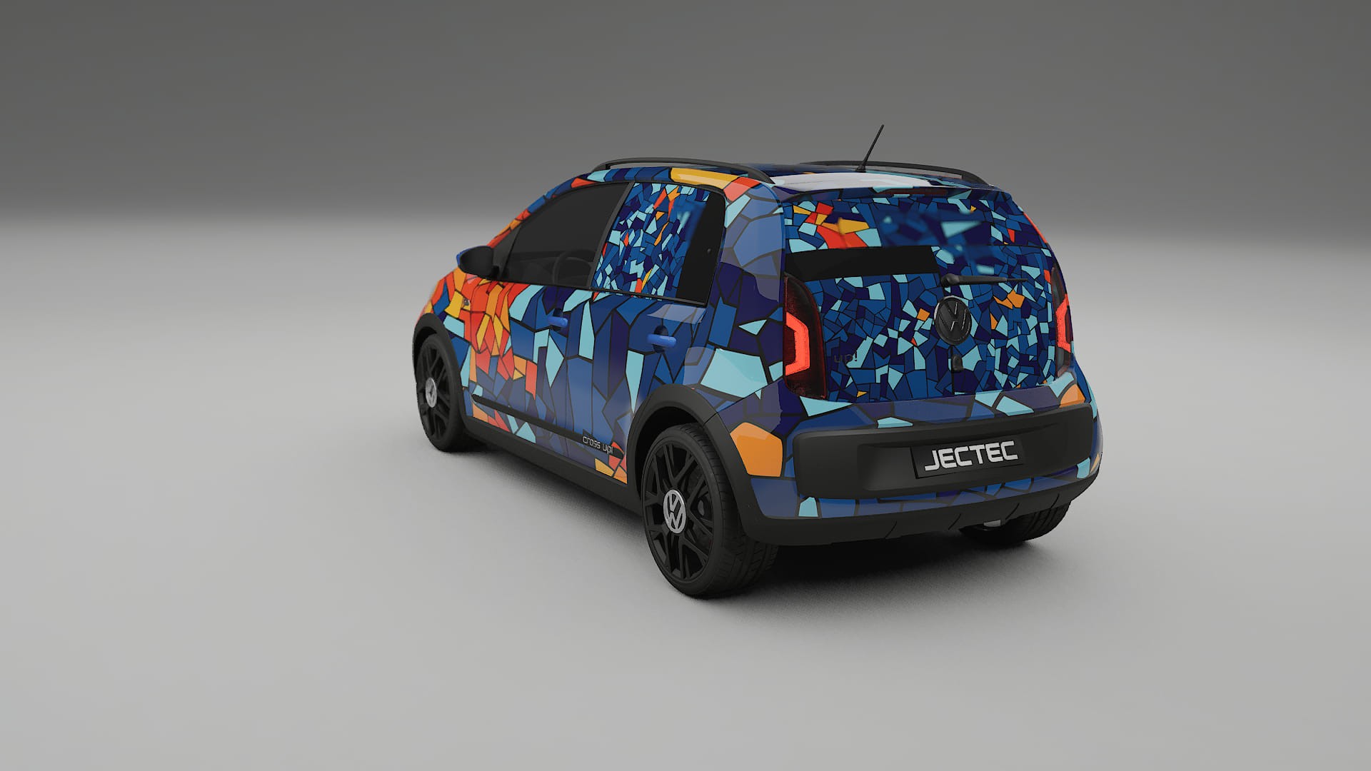 VW Cross Up BARCELONA – Kit Wrap PPF Personalizat din Folie de Poliuretan Imprimabilă