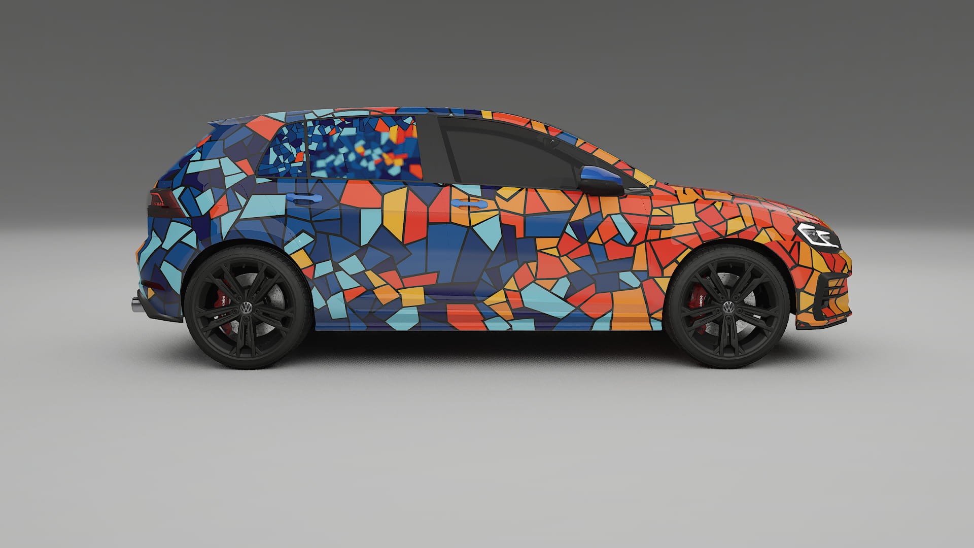VW Golf Mk7 BARCELONA – Kit Wrap PPF Personalizat din Folie de Poliuretan Imprimabilă