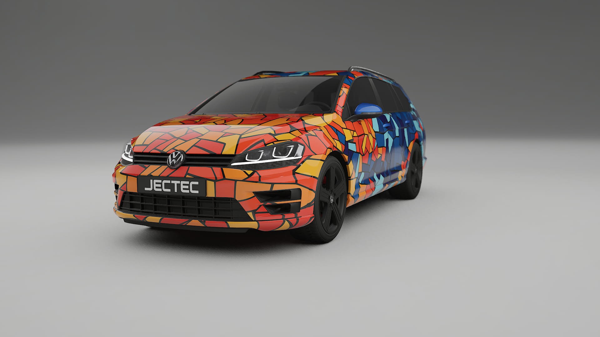 VW Golf Variant Mk7 BARCELONA Designed Wrap PPF Kit – Printable Polyurethane Film