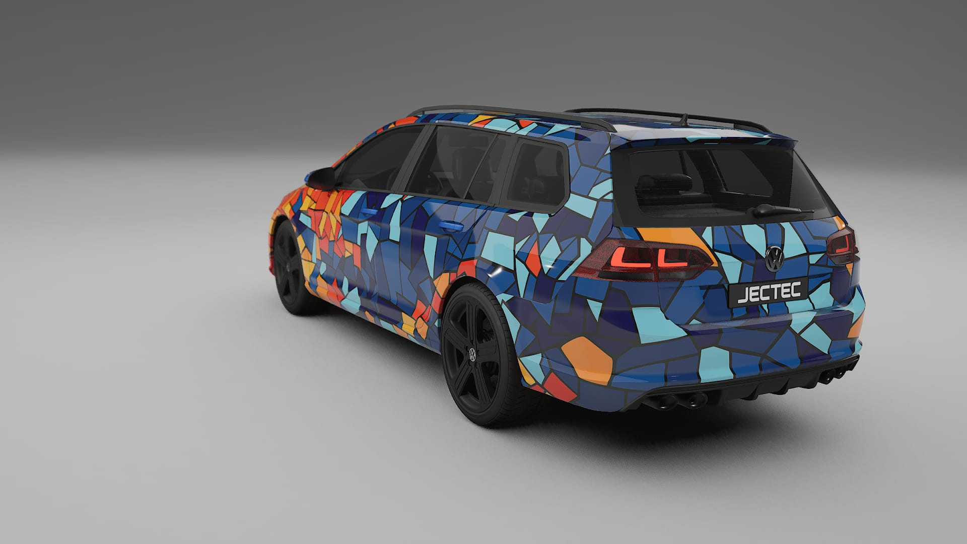 VW Golf Variant Mk7 BARCELONA – Kit Wrap PPF Personalizat din Folie de Poliuretan Imprimabilă