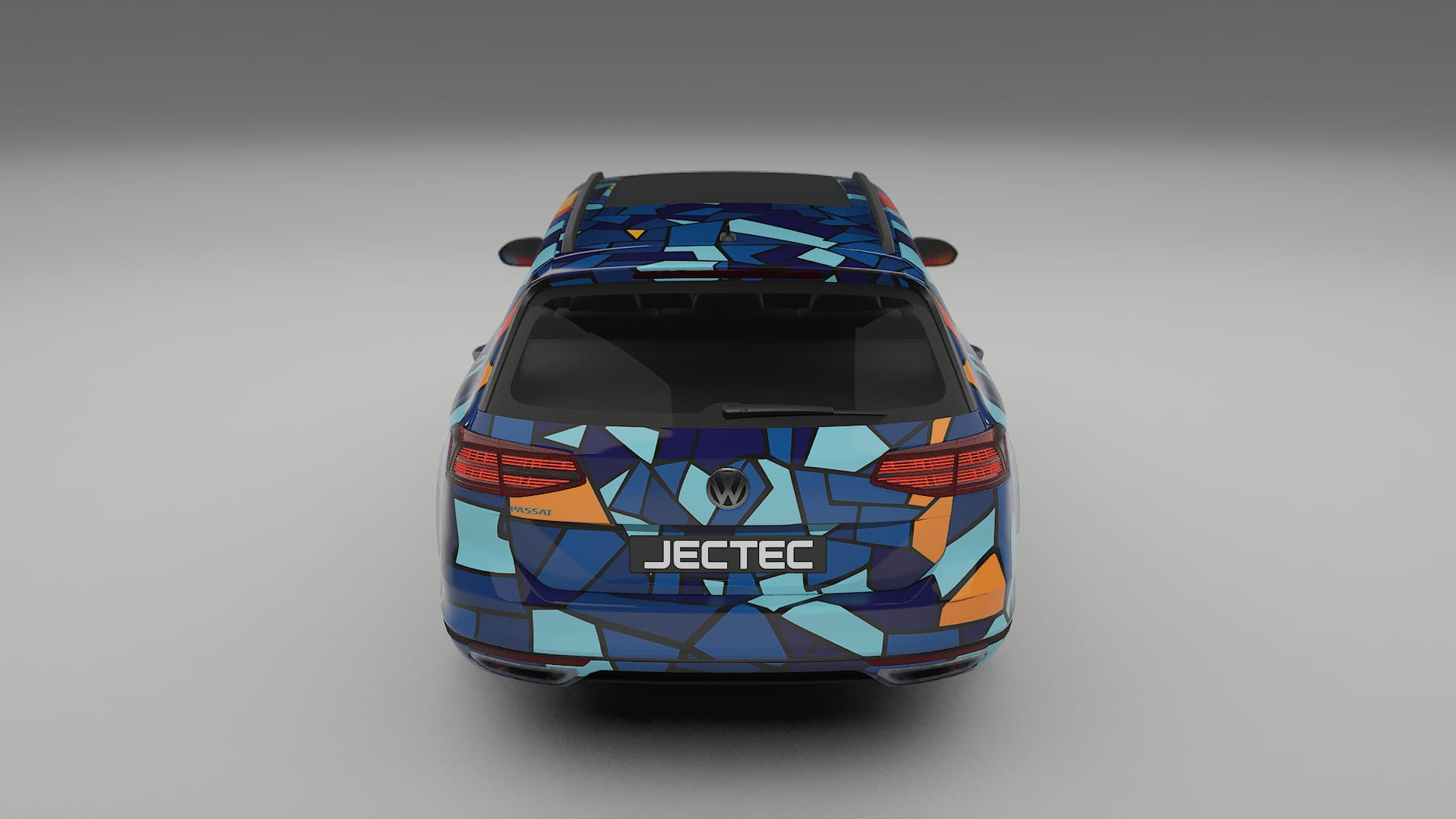 VW Passat VariantR B8 BARCELONA – Kit Wrap PPF Personalizat din Folie de Poliuretan Imprimabilă