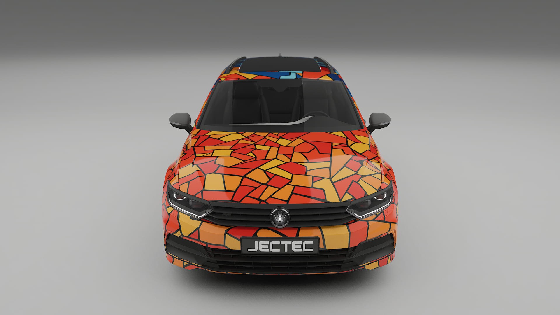 VW Passat VariantR B8 BARCELONA – Kit Wrap PPF Personalizat din Folie de Poliuretan Imprimabilă