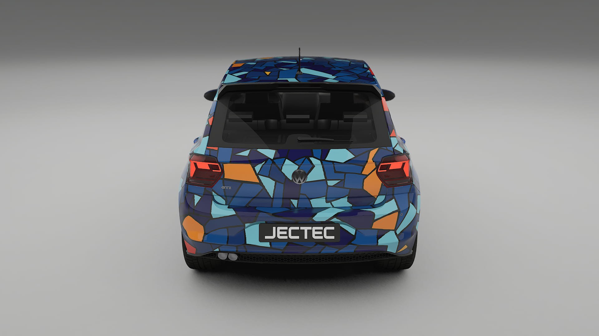 VW Polo GTI VI BARCELONA – Kit Wrap PPF Personalizat din Folie de Poliuretan Imprimabilă