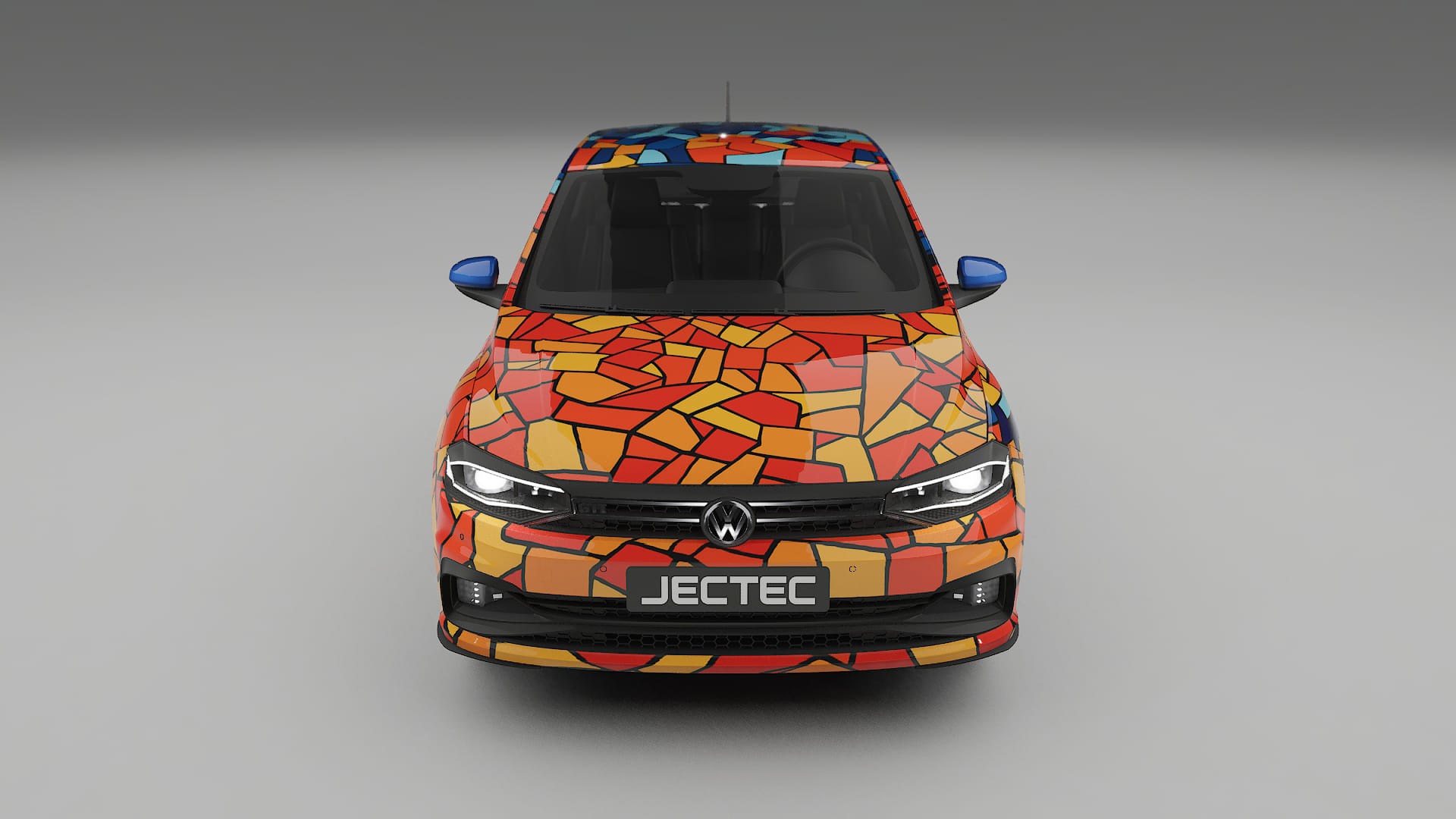 VW Polo GTI VI BARCELONA – Kit Wrap PPF Personalizat din Folie de Poliuretan Imprimabilă