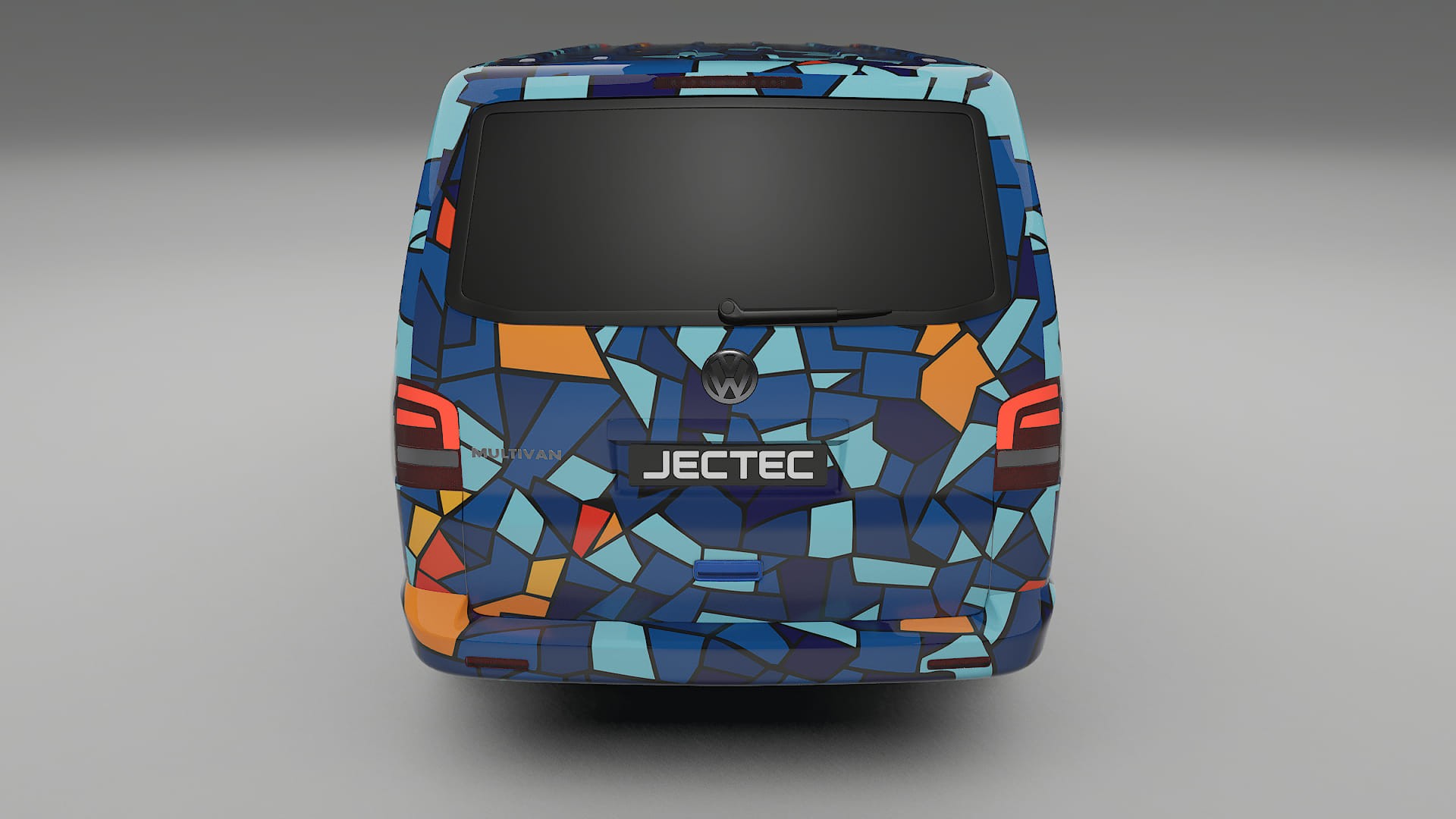 VW Transporter T5 Caravelle BARCELONA – Kit Wrap PPF Personalizat din Folie de Poliuretan Imprimabilă