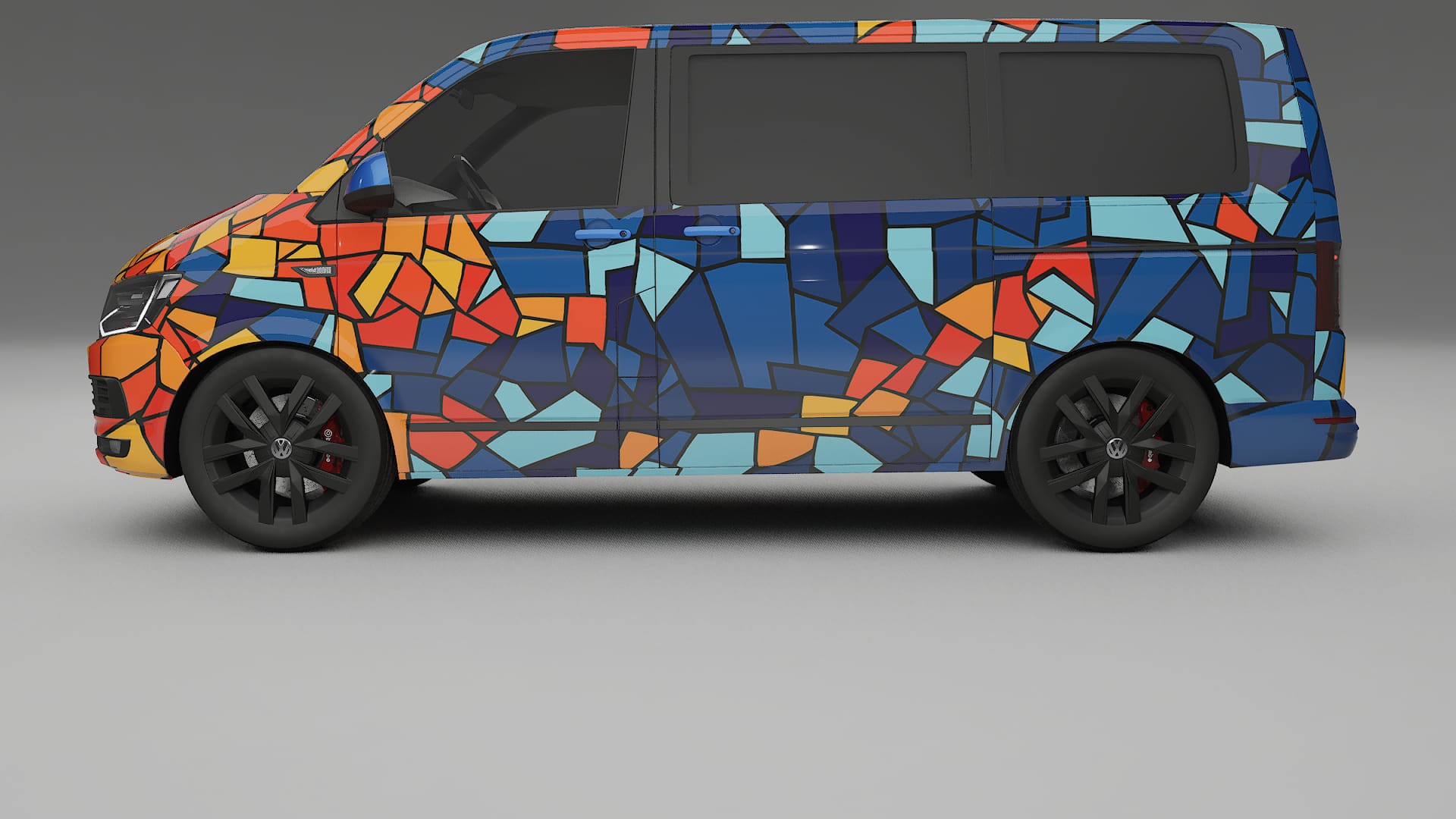 VW Transporter T6 Multivan BARCELONA – Kit Wrap PPF Personalizat din Folie de Poliuretan Imprimabilă