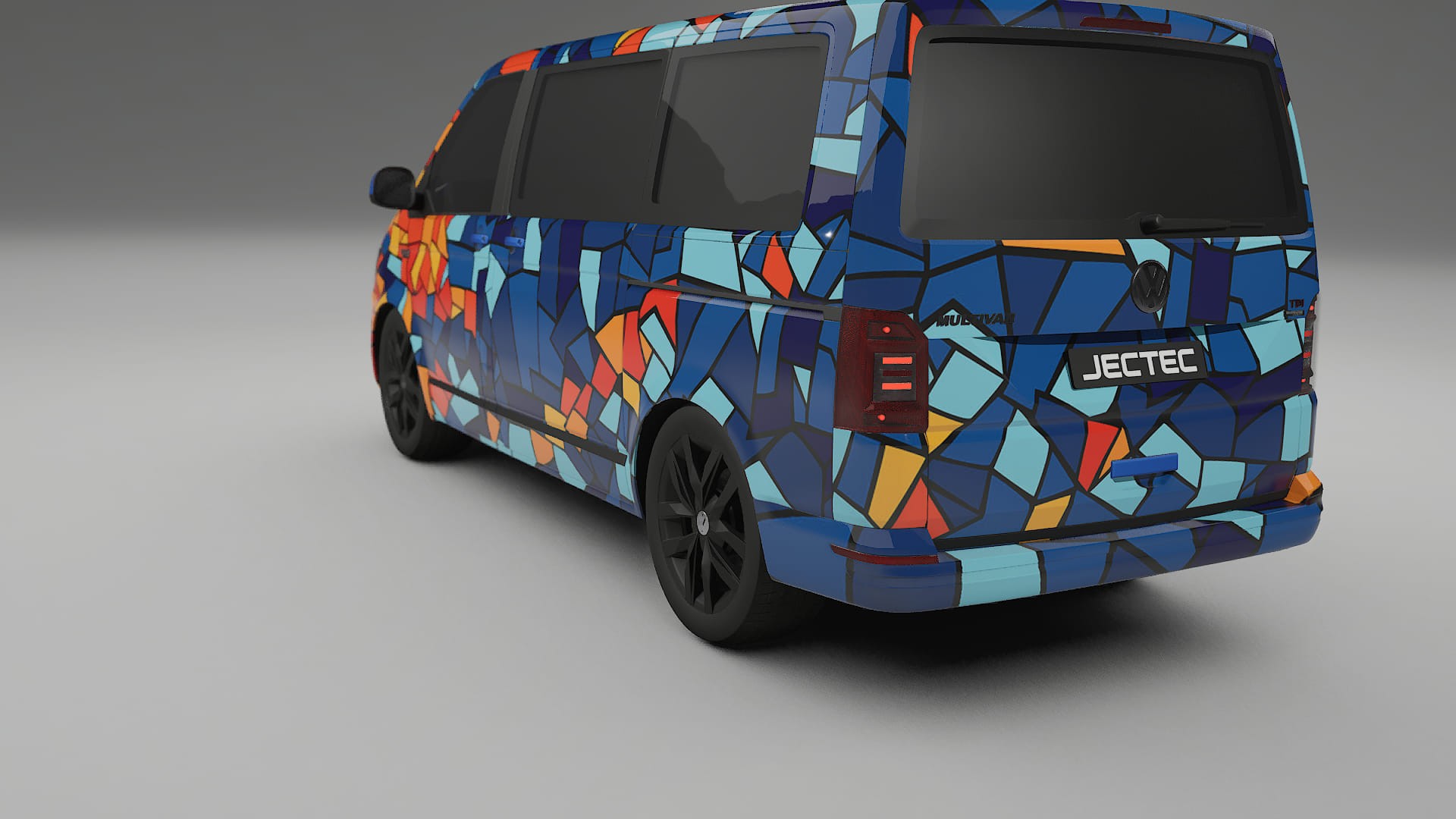 VW Transporter T6 Multivan BARCELONA – Kit Wrap PPF Personalizat din Folie de Poliuretan Imprimabilă