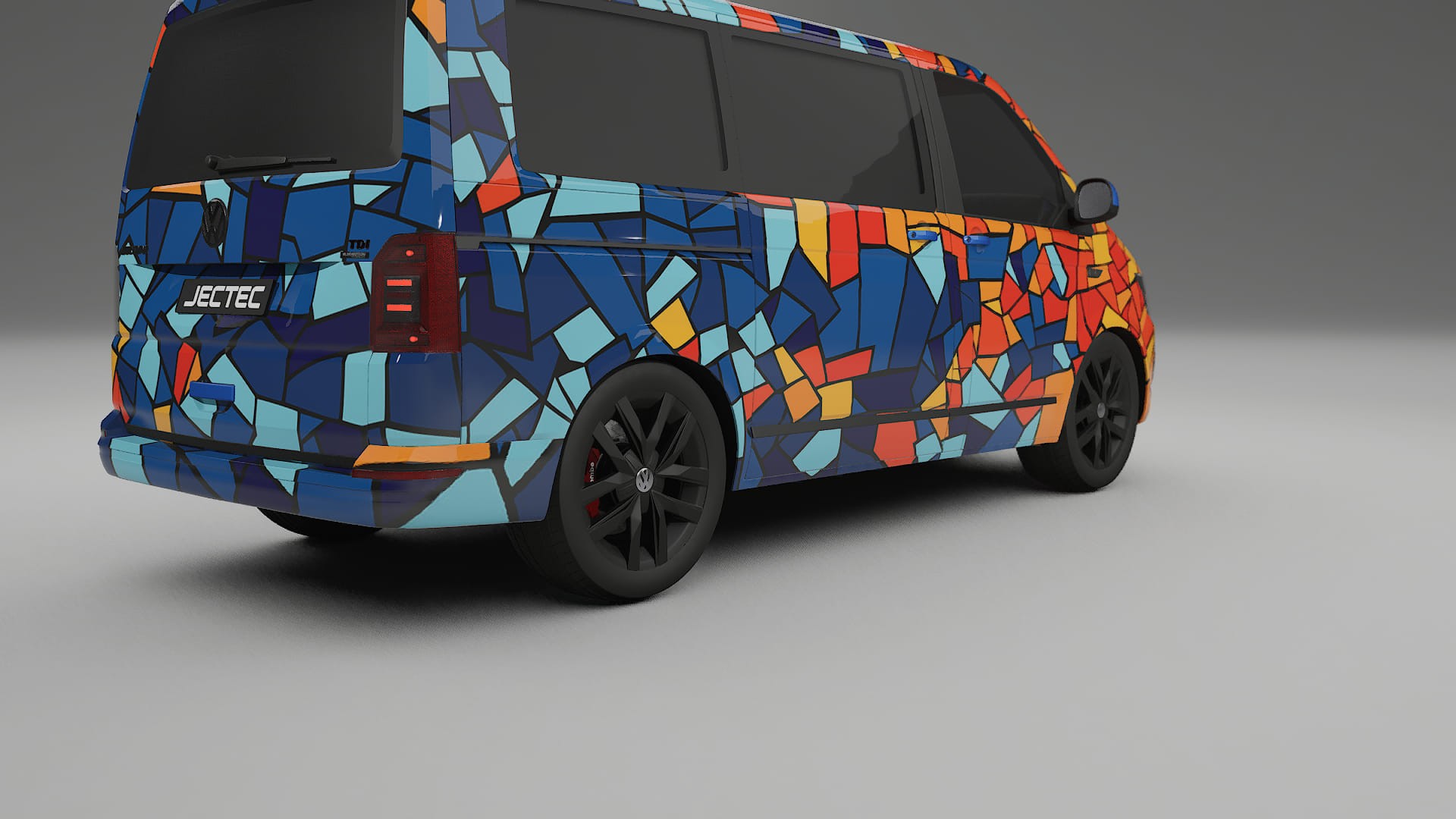 VW Transporter T6 Multivan BARCELONA – Kit Wrap PPF Personalizat din Folie de Poliuretan Imprimabilă