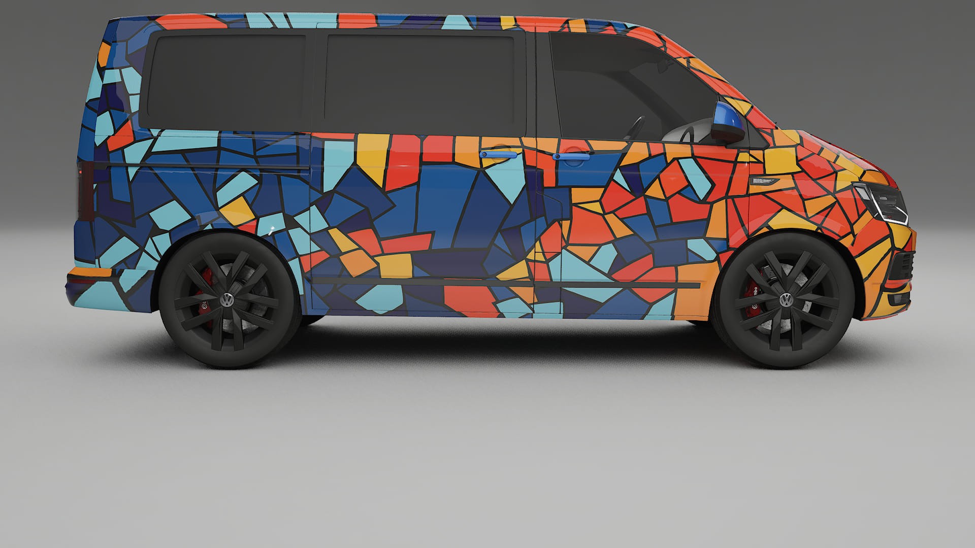 VW Transporter T6 Multivan BARCELONA – Kit Wrap PPF Personalizat din Folie de Poliuretan Imprimabilă
