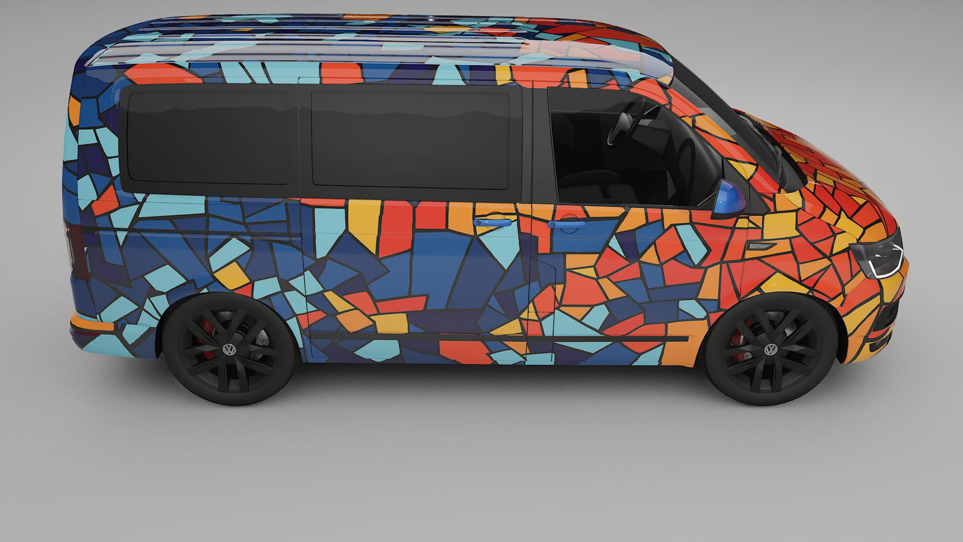 VW Transporter T6 Multivan BARCELONA – Kit Wrap PPF Personalizat din Folie de Poliuretan Imprimabilă