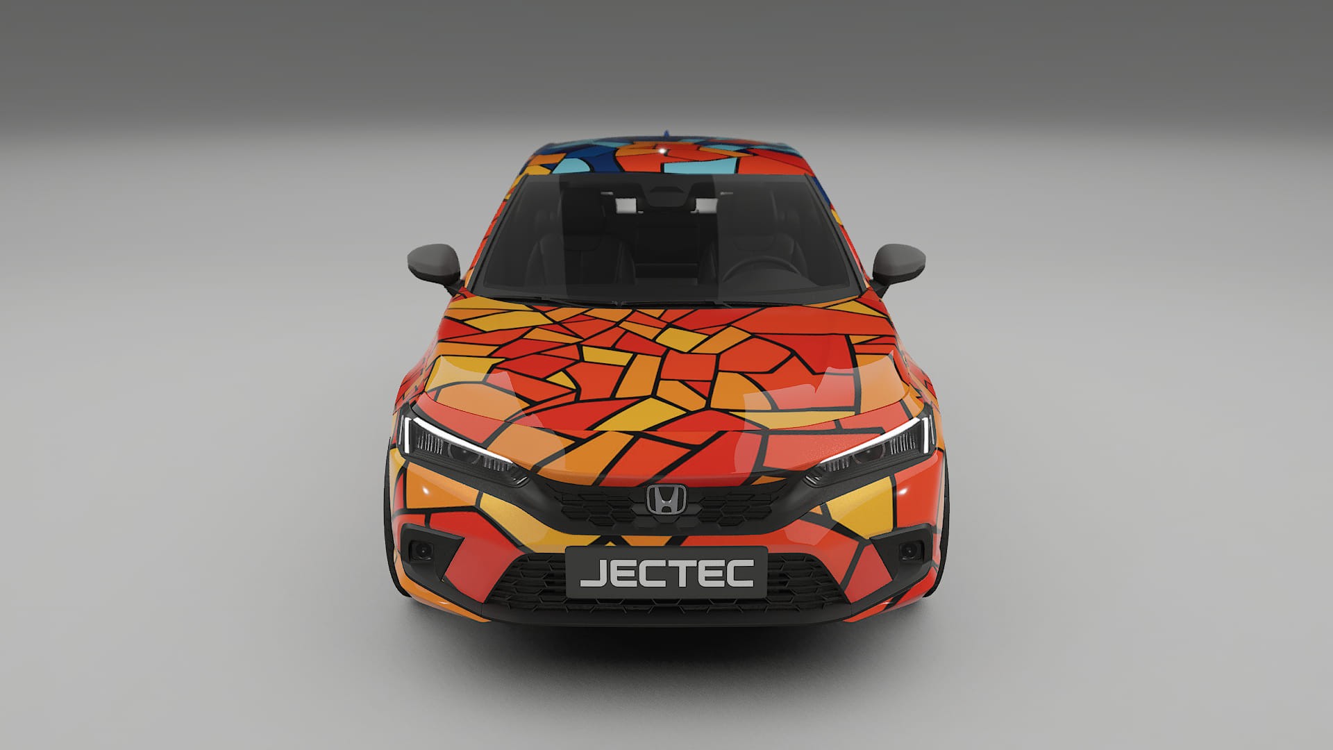 Honda Civic hatchback BARCELONA – Kit Wrap PPF Personalizat din Folie de Poliuretan Imprimabilă