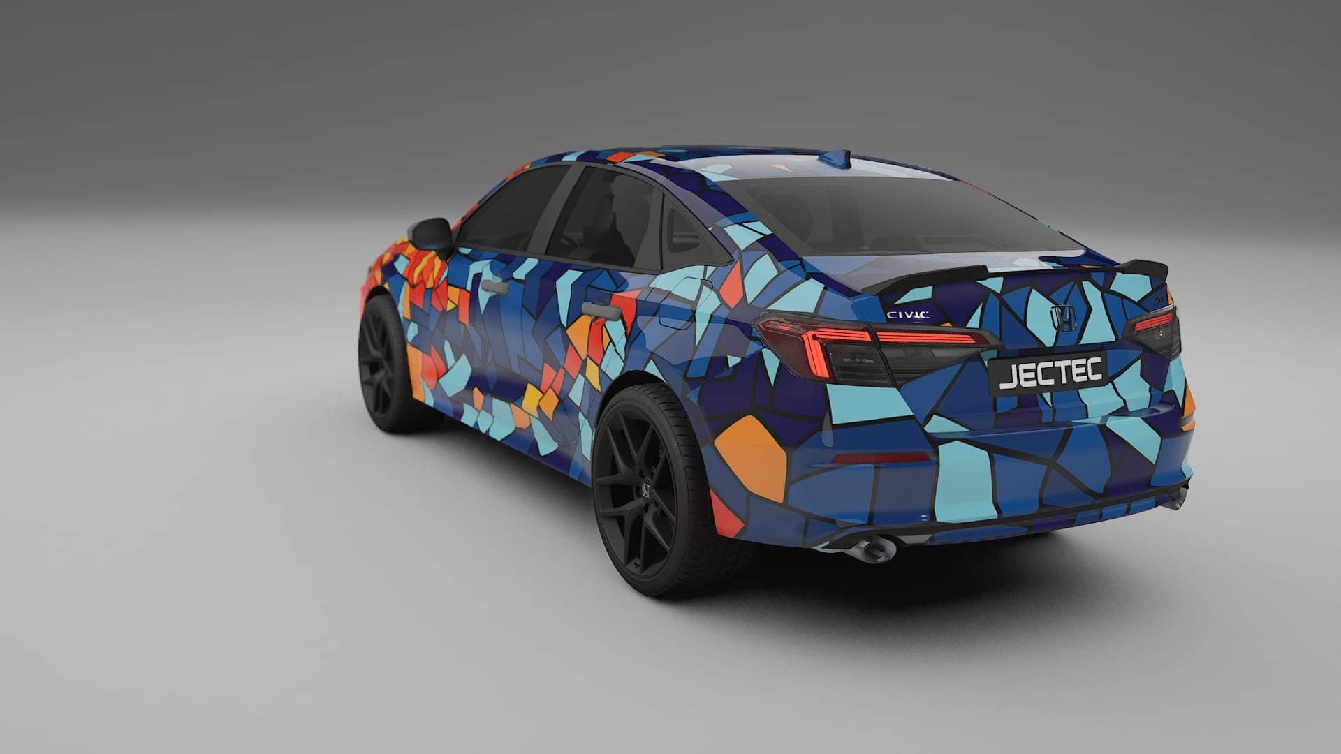 Honda Civic Si BARCELONA – Kit Wrap PPF Personalizat din Folie de Poliuretan Imprimabilă
