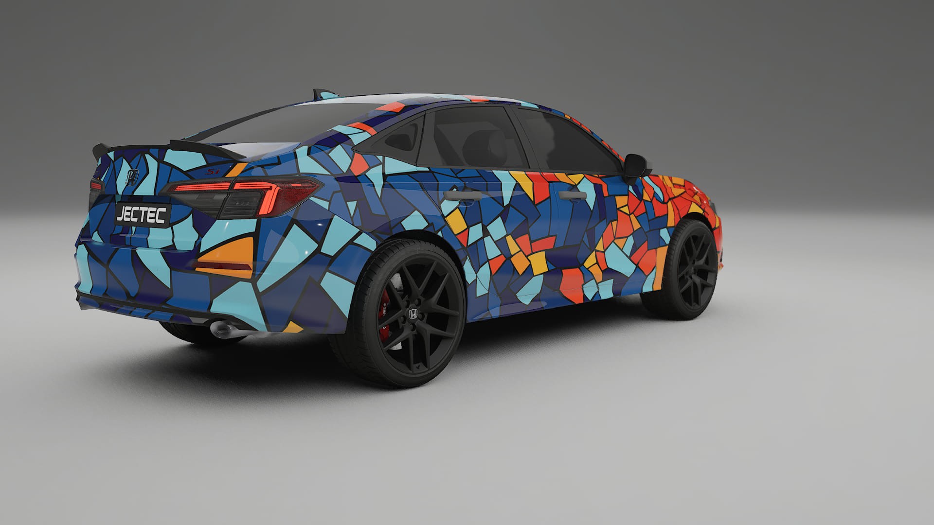 Honda Civic Si BARCELONA – Kit Wrap PPF Personalizat din Folie de Poliuretan Imprimabilă