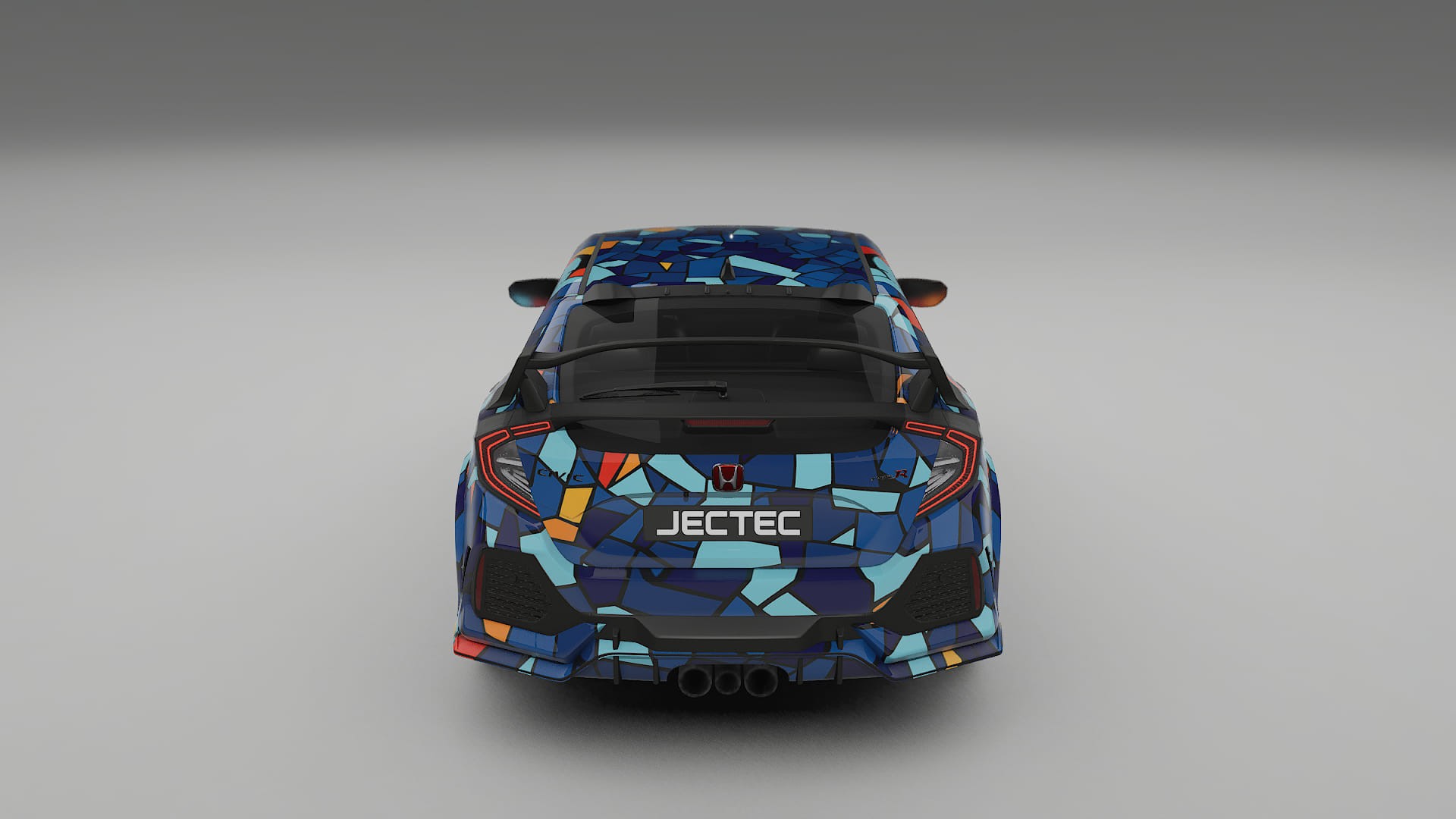Honda Civic Type-R BARCELONA – Kit Wrap PPF Personalizat din Folie de Poliuretan Imprimabilă