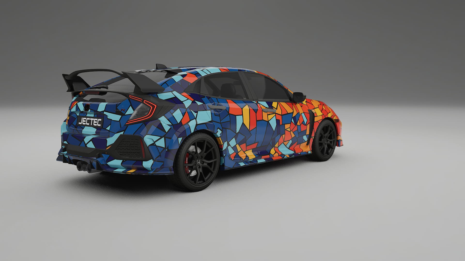 Honda Civic Type-R BARCELONA – Kit Wrap PPF Personalizat din Folie de Poliuretan Imprimabilă