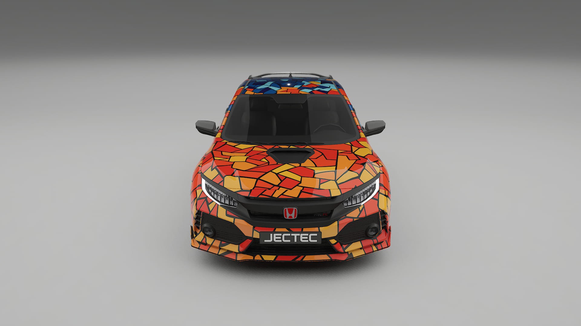 Honda Civic Type-R BARCELONA – Kit Wrap PPF Personalizat din Folie de Poliuretan Imprimabilă