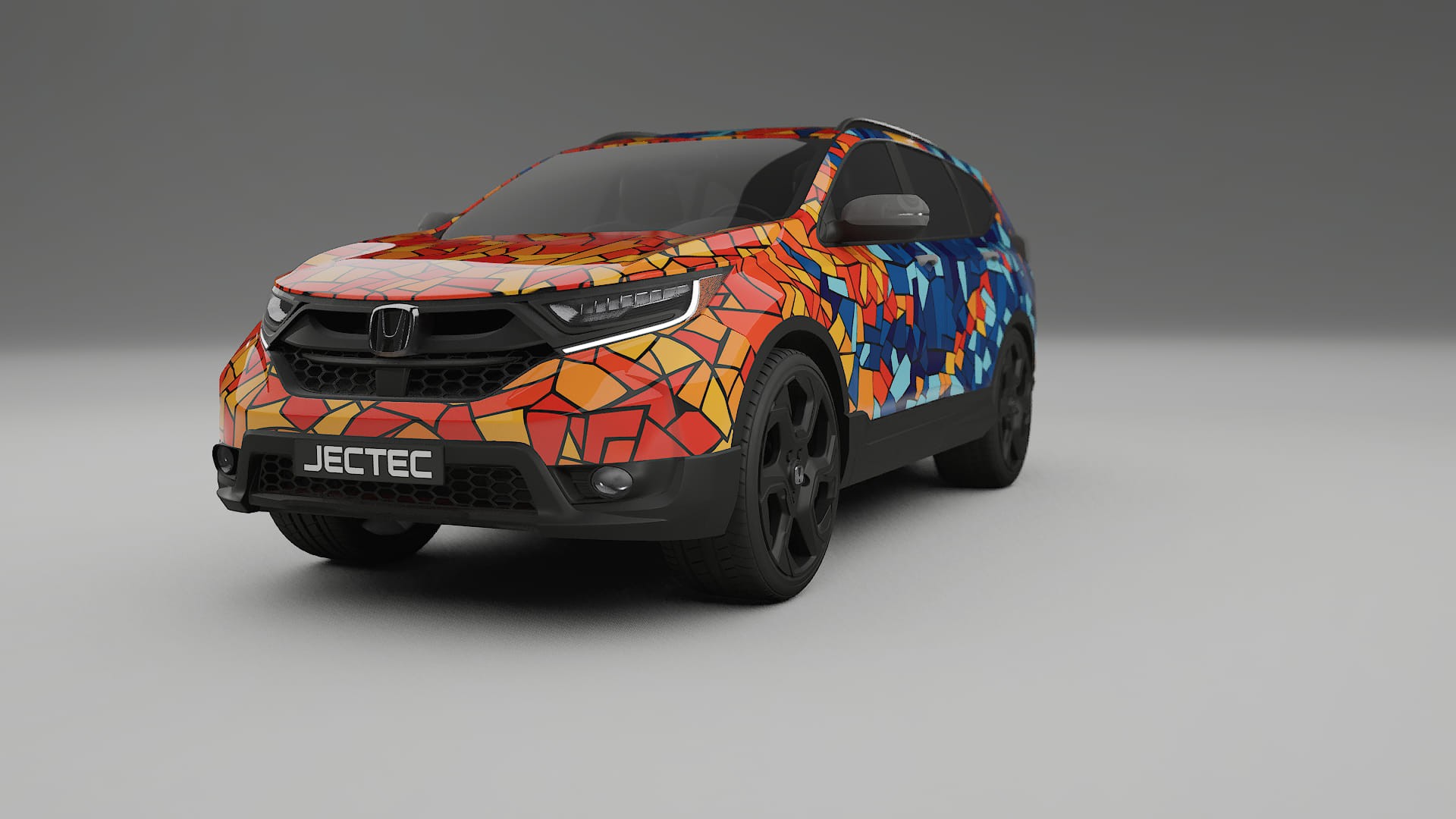 Honda CRV Touring prefacelift pre-LCI BARCELONA – Kit Wrap PPF Personalizat din Folie de Poliuretan Imprimabilă