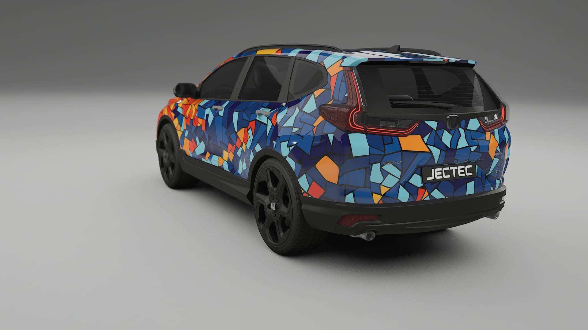 Honda CRV Touring prefacelift pre-LCI BARCELONA – Kit Wrap PPF Personalizat din Folie de Poliuretan Imprimabilă