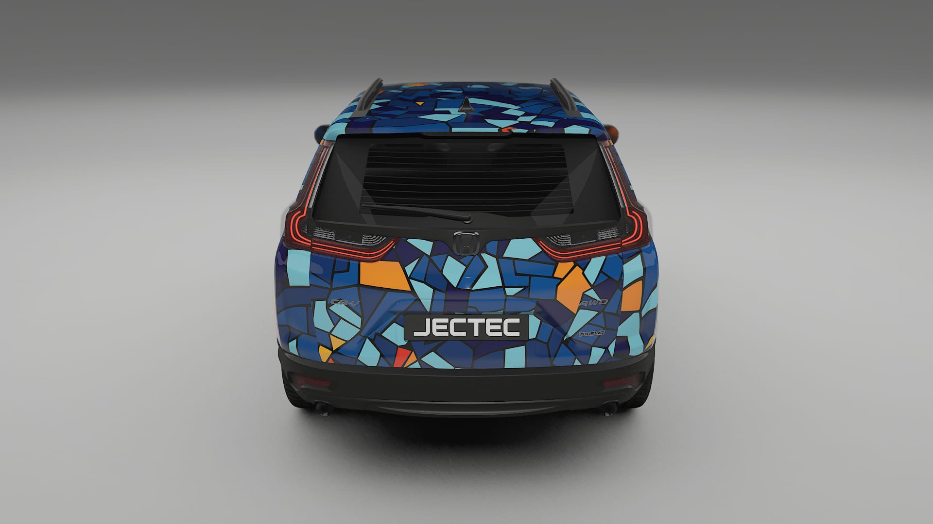 Honda CRV Touring prefacelift pre-LCI BARCELONA – Kit Wrap PPF Personalizat din Folie de Poliuretan Imprimabilă