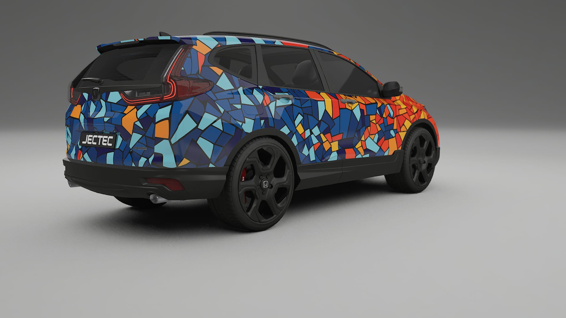 Honda CRV Touring prefacelift pre-LCI BARCELONA – Kit Wrap PPF Personalizat din Folie de Poliuretan Imprimabilă