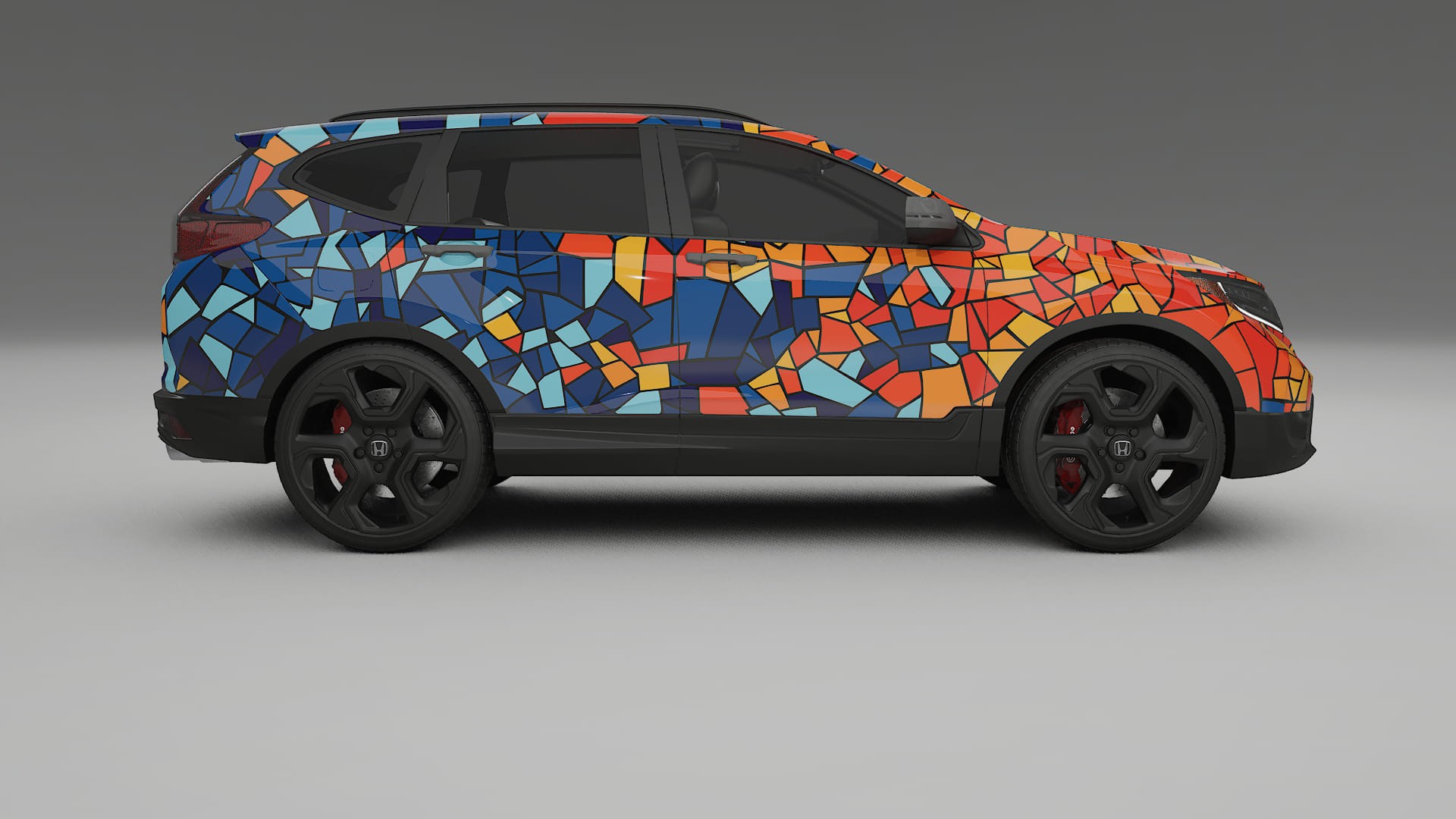 Honda CRV Touring prefacelift pre-LCI BARCELONA – Kit Wrap PPF Personalizat din Folie de Poliuretan Imprimabilă