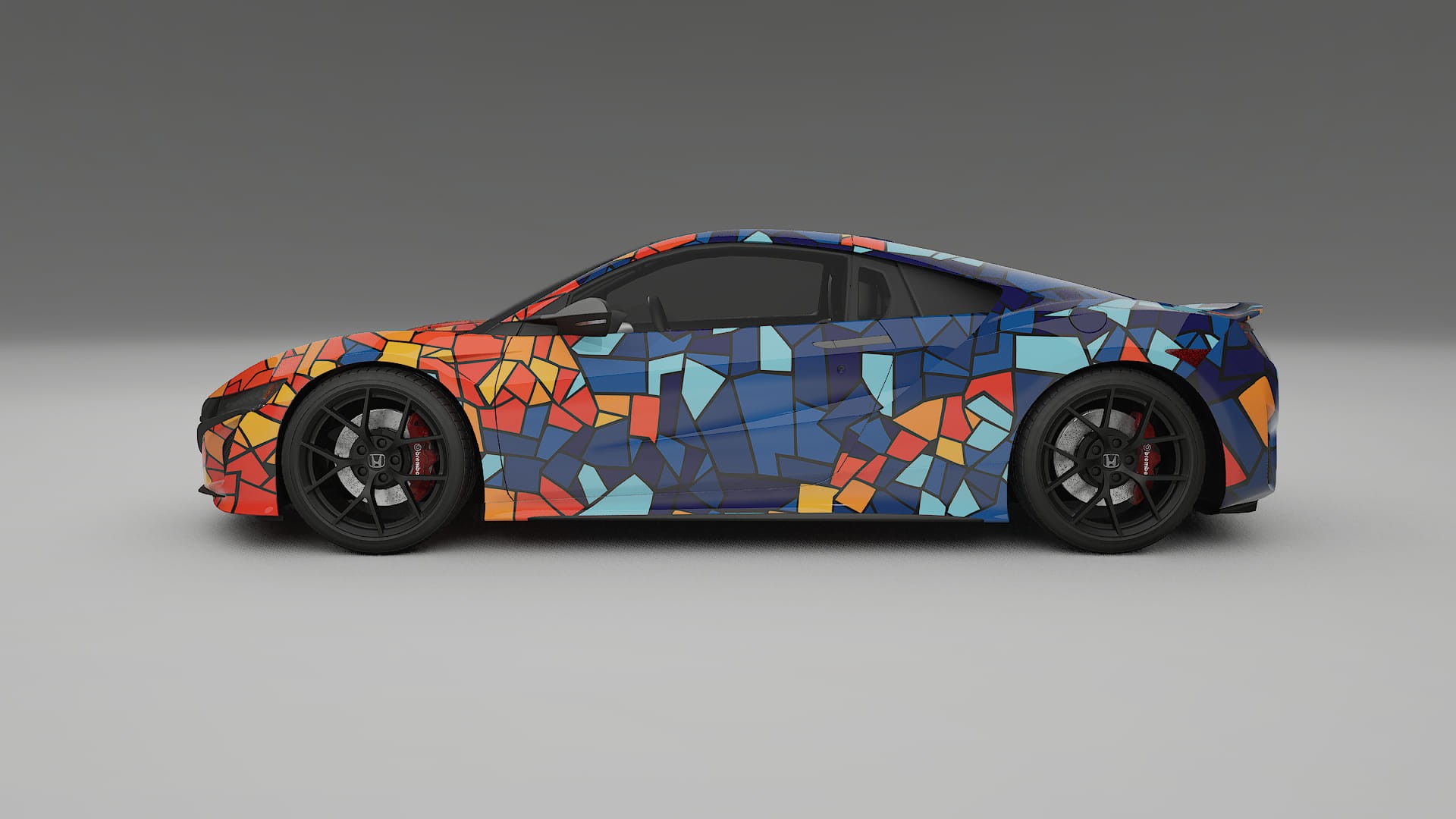 Honda NSX prefacelift pre-LCI BARCELONA – Kit Wrap PPF Personalizat din Folie de Poliuretan Imprimabilă