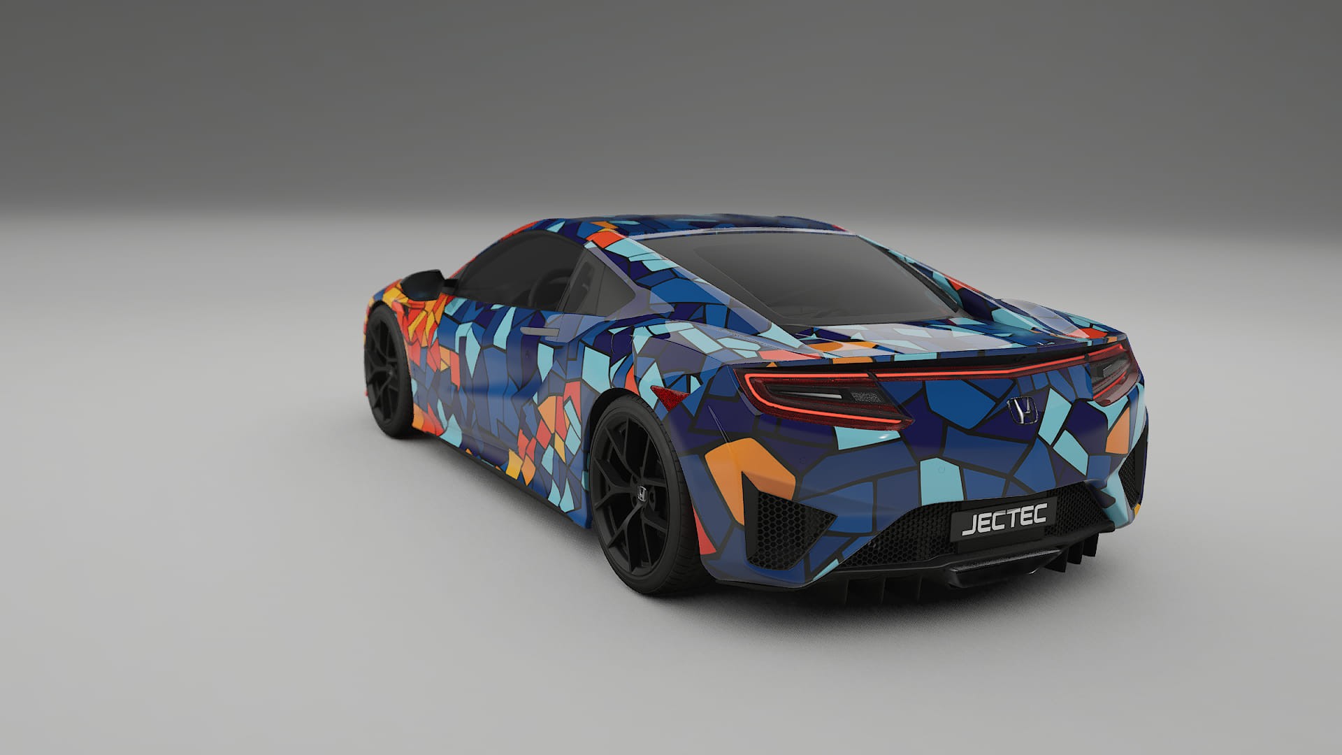 Honda NSX prefacelift pre-LCI BARCELONA – Kit Wrap PPF Personalizat din Folie de Poliuretan Imprimabilă