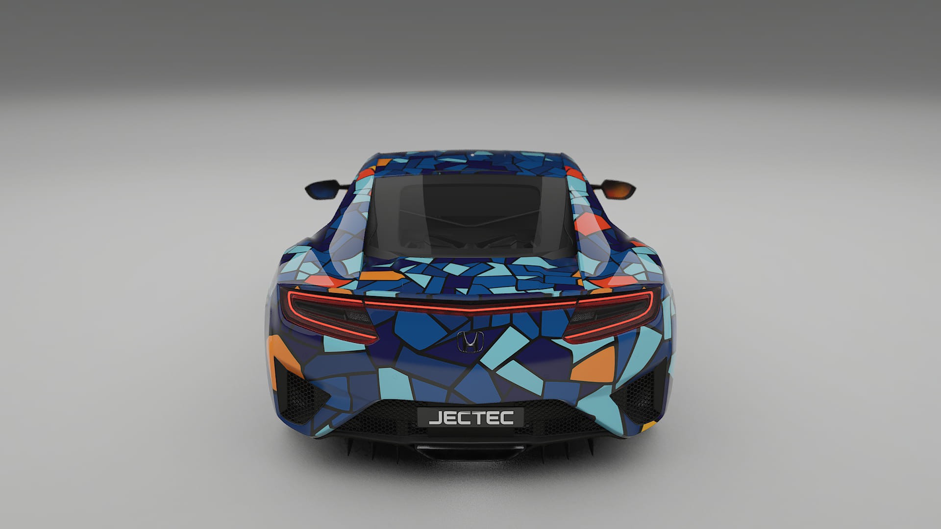 Honda NSX prefacelift pre-LCI BARCELONA – Kit Wrap PPF Personalizat din Folie de Poliuretan Imprimabilă