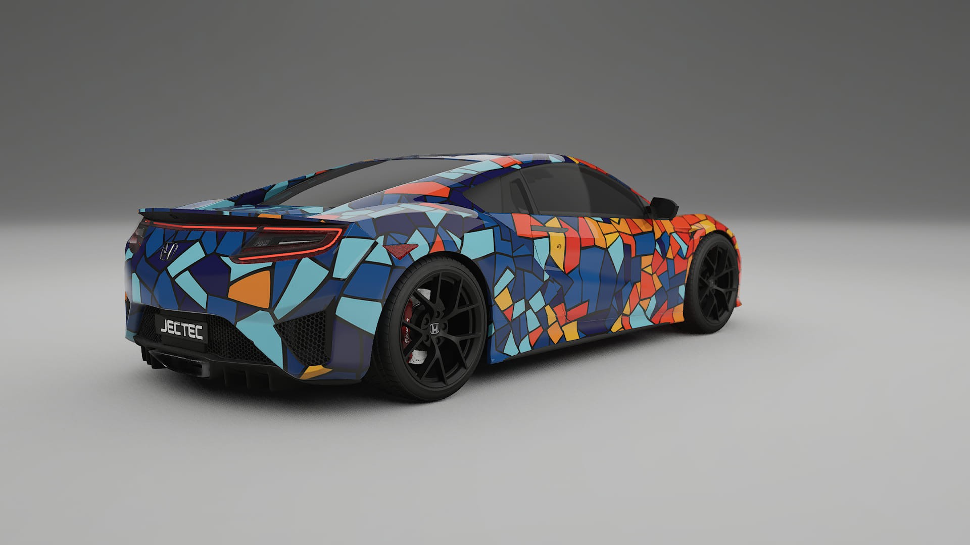 Honda NSX prefacelift pre-LCI BARCELONA – Kit Wrap PPF Personalizat din Folie de Poliuretan Imprimabilă