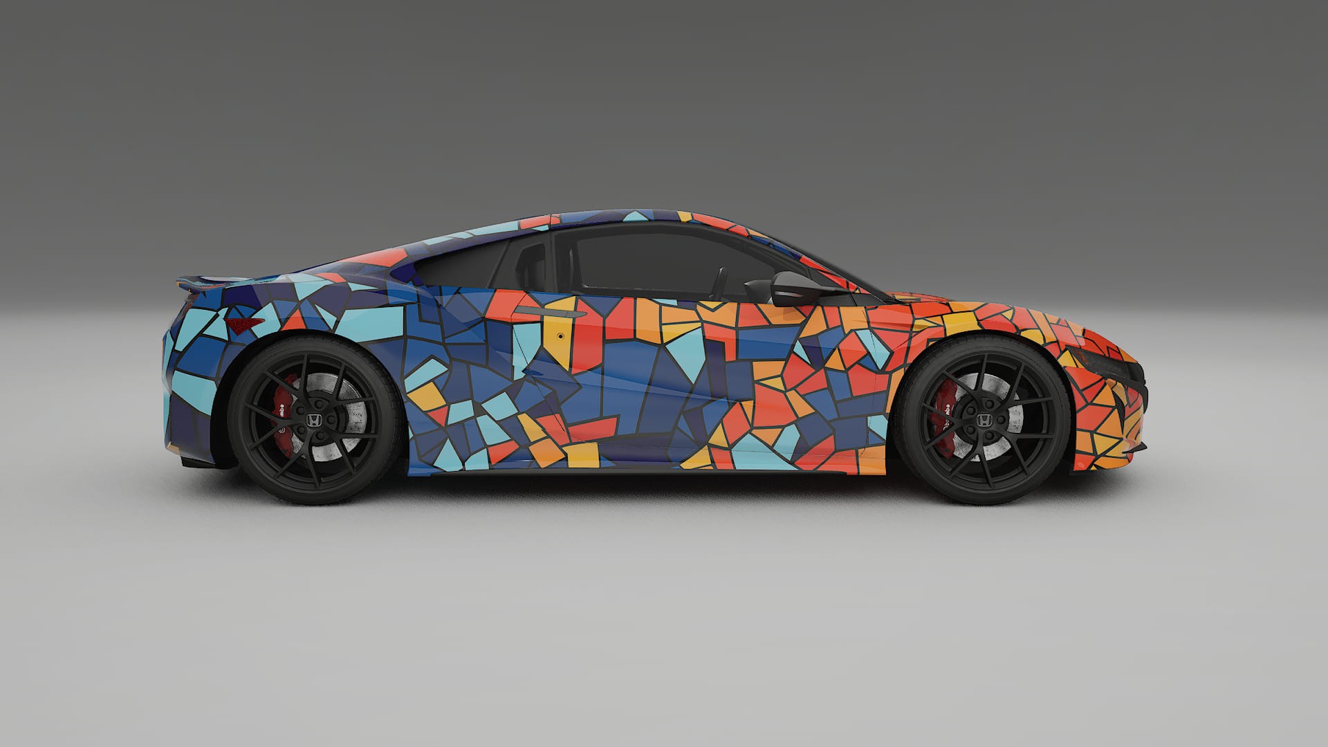 Honda NSX prefacelift pre-LCI BARCELONA – Kit Wrap PPF Personalizat din Folie de Poliuretan Imprimabilă
