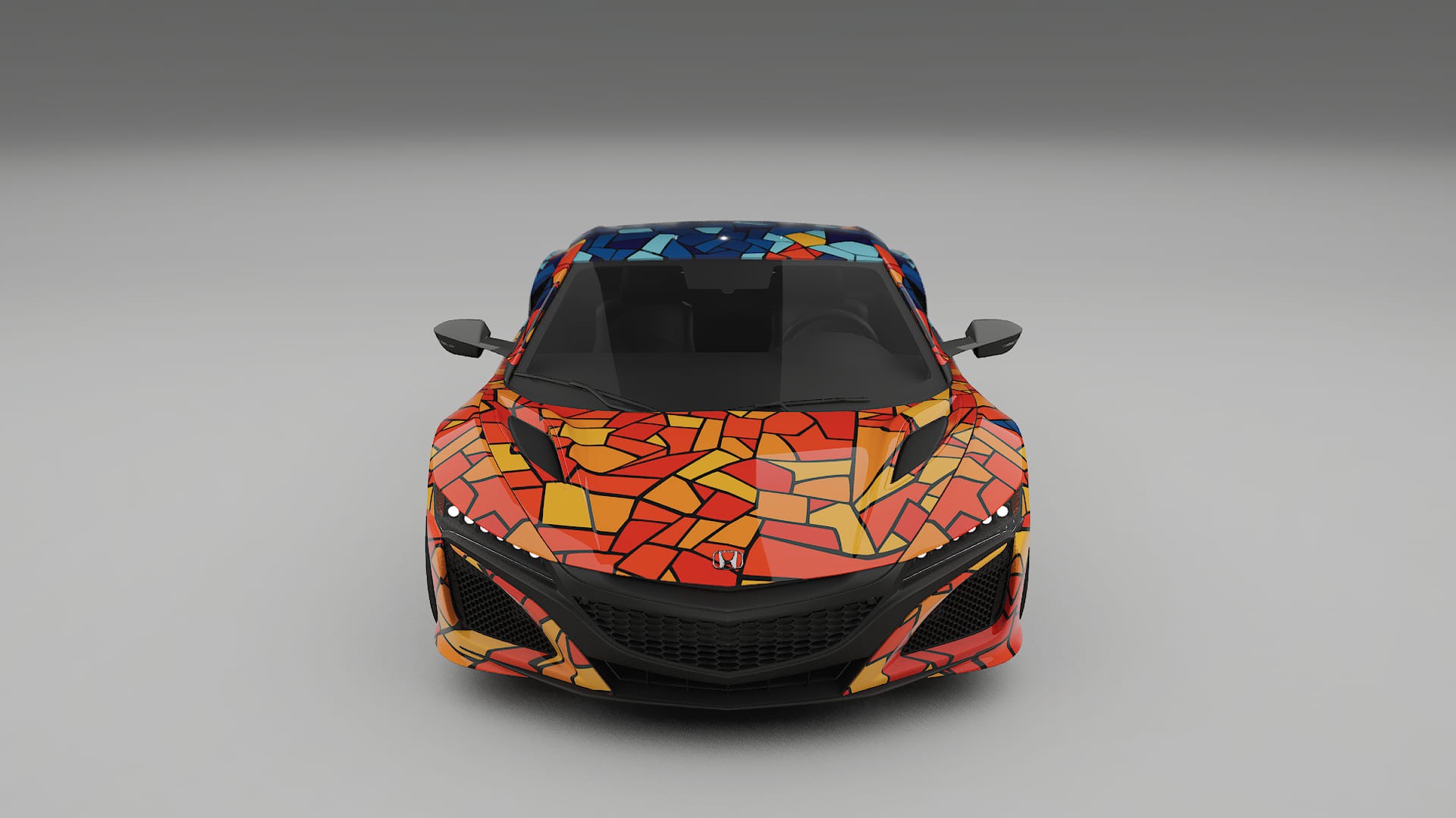 Honda NSX prefacelift pre-LCI BARCELONA – Kit Wrap PPF Personalizat din Folie de Poliuretan Imprimabilă