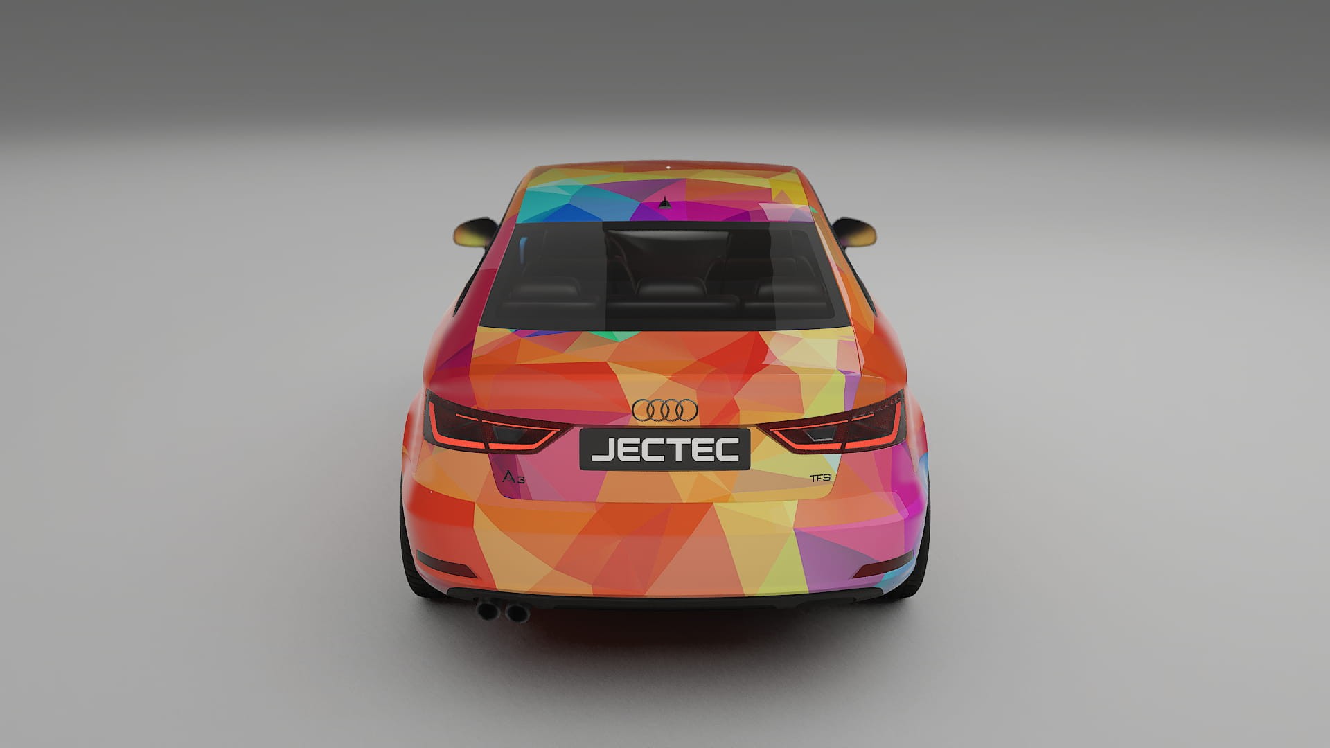 Audi A3 8V sedan prefacelift pre-LCI VECTOR VIBE – Kit Wrap PPF Personalizat din Folie de Poliuretan Imprimabilă