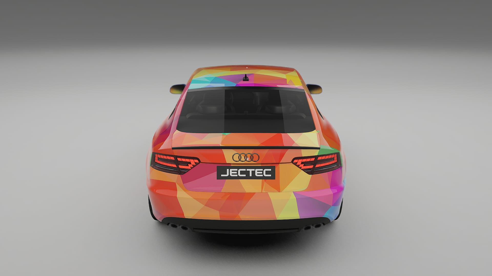Audi A5 8T Sportback prefacelift pre-LCI VECTOR VIBE – Kit Wrap PPF Personalizat din Folie de Poliuretan Imprimabilă