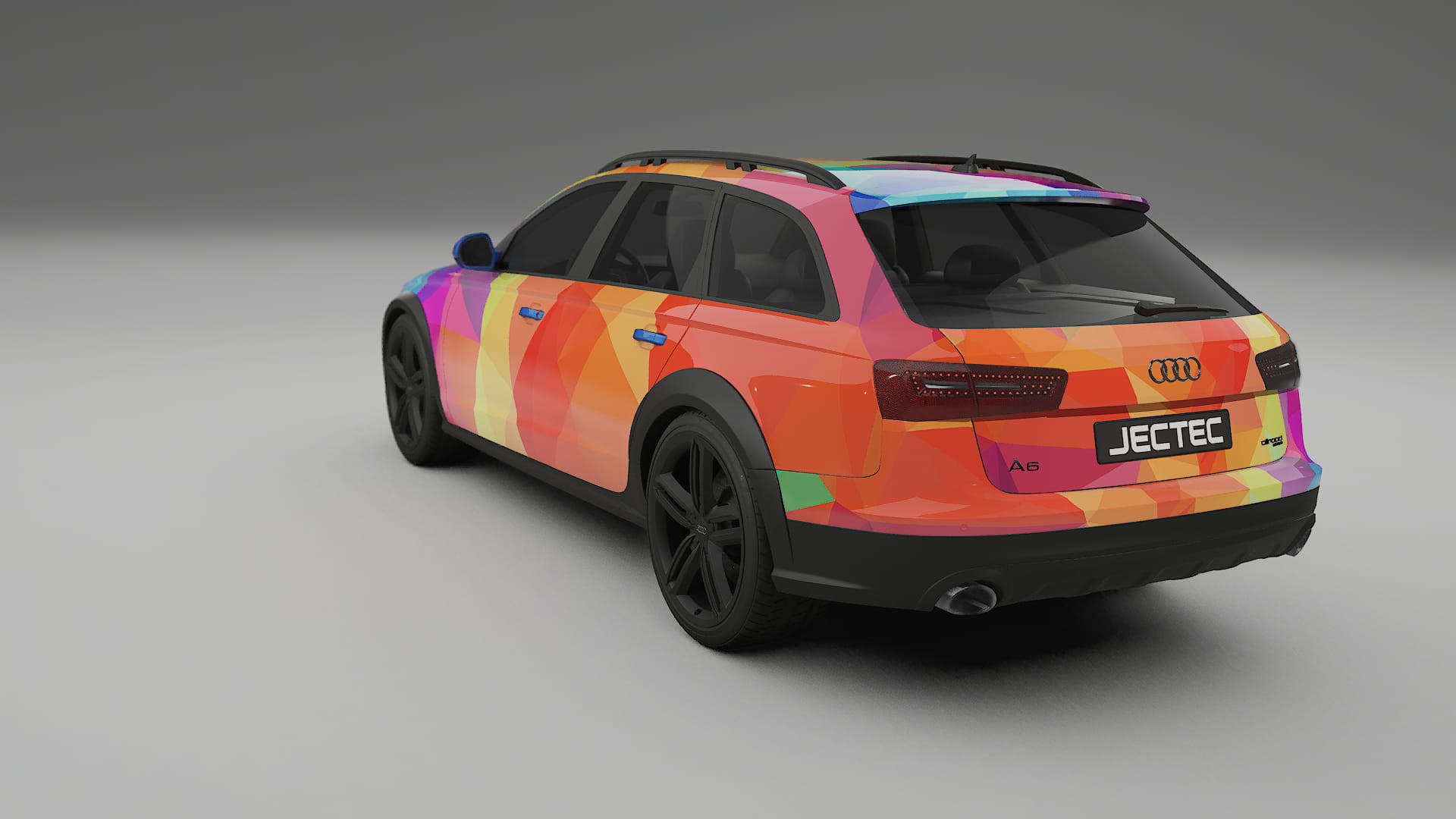 Audi A6 Allroad C7 prefacelift pre-LCI VECTOR VIBE – Kit Wrap PPF Personalizat din Folie de Poliuretan Imprimabilă