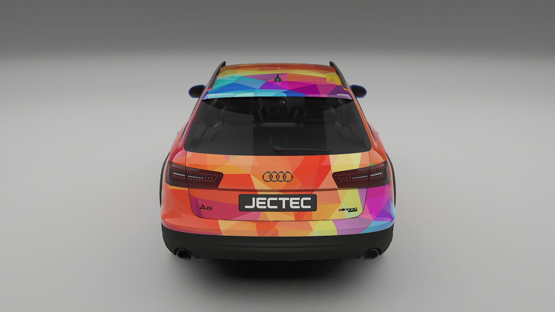 Audi A6 Allroad C7 prefacelift pre-LCI VECTOR VIBE – Kit Wrap PPF Personalizat din Folie de Poliuretan Imprimabilă