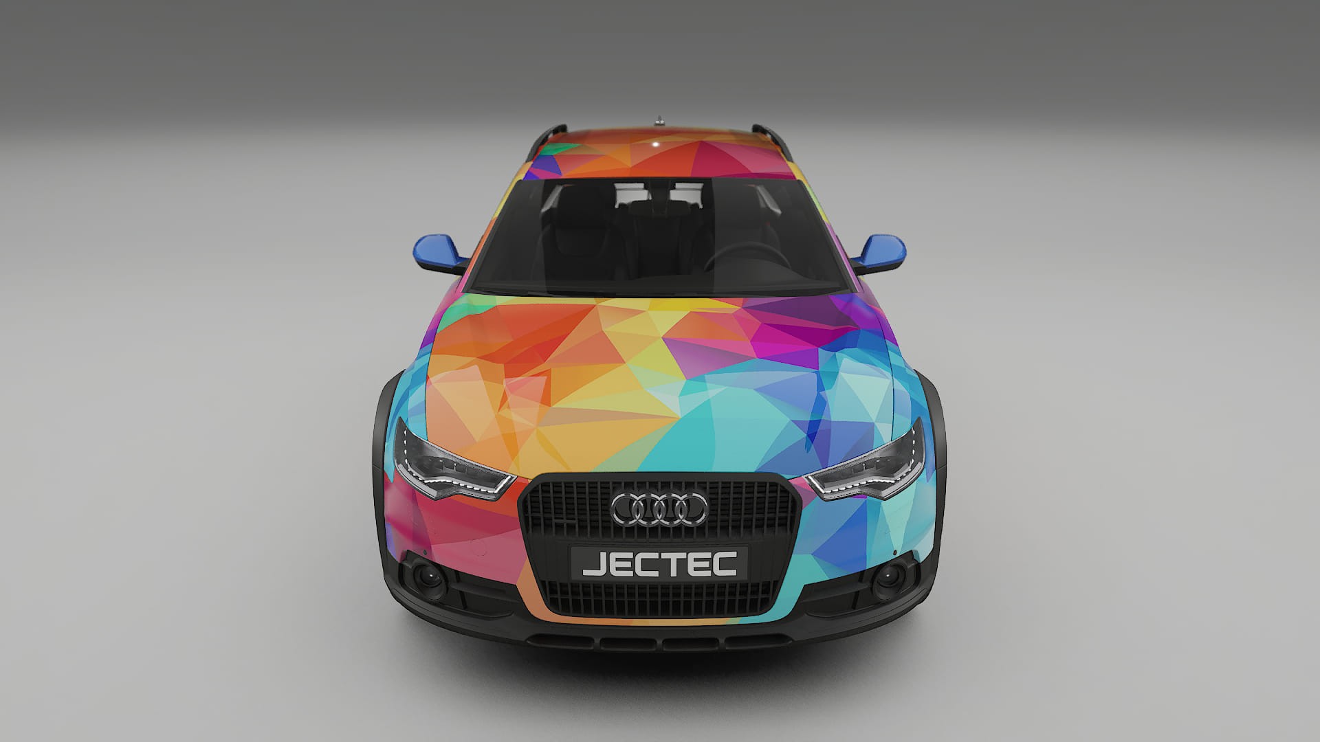 Audi A6 Allroad C7 prefacelift pre-LCI VECTOR VIBE – Kit Wrap PPF Personalizat din Folie de Poliuretan Imprimabilă