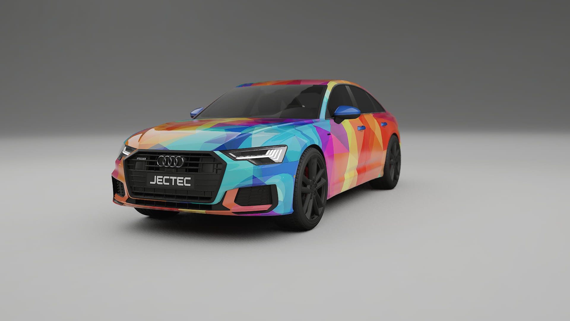 Audi A6 S-Line C8 VECTOR VIBE – Kit Wrap PPF Personalizat din Folie de Poliuretan Imprimabilă