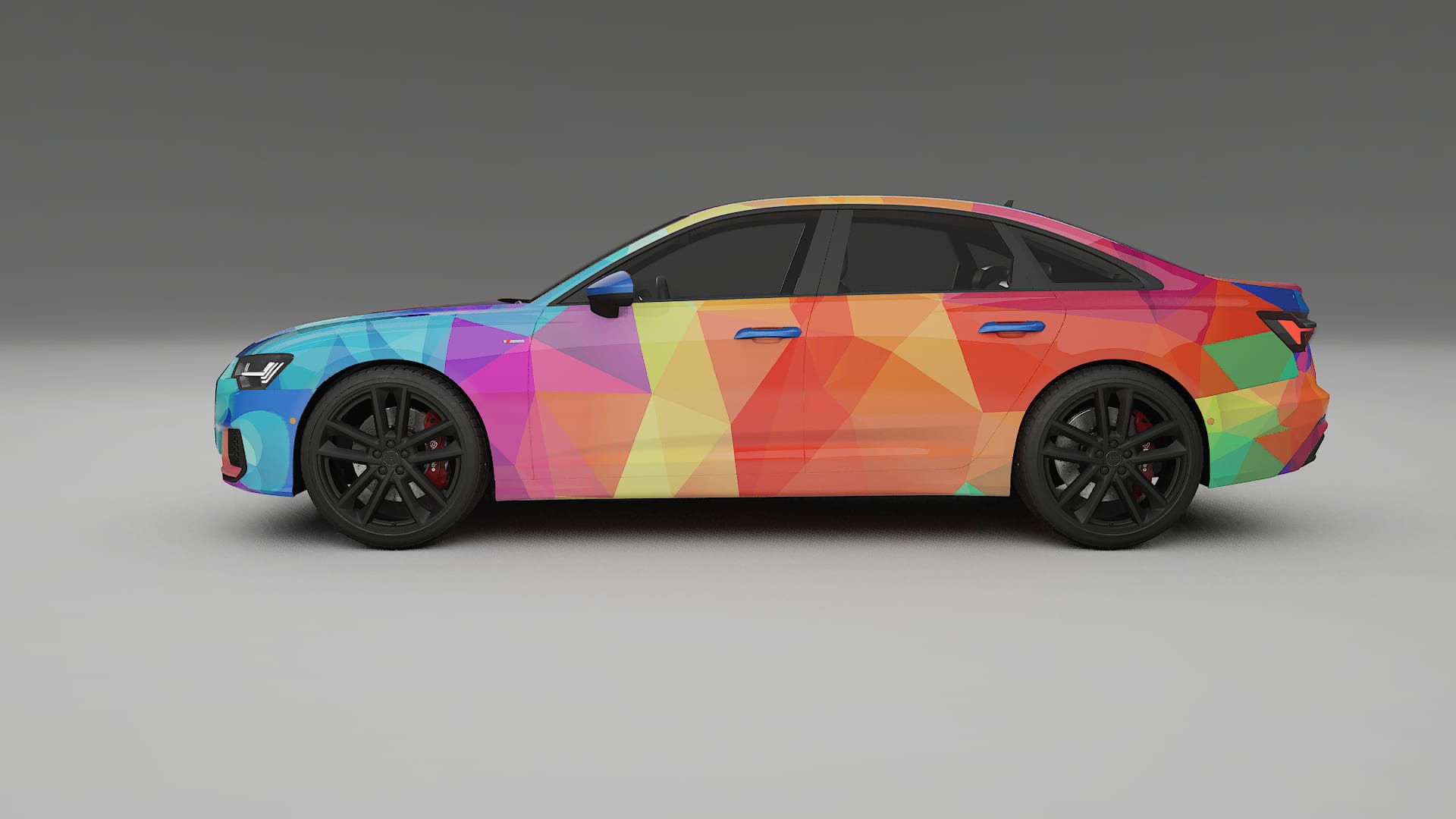 Audi A6 S-Line C8 VECTOR VIBE – Kit Wrap PPF Personalizat din Folie de Poliuretan Imprimabilă